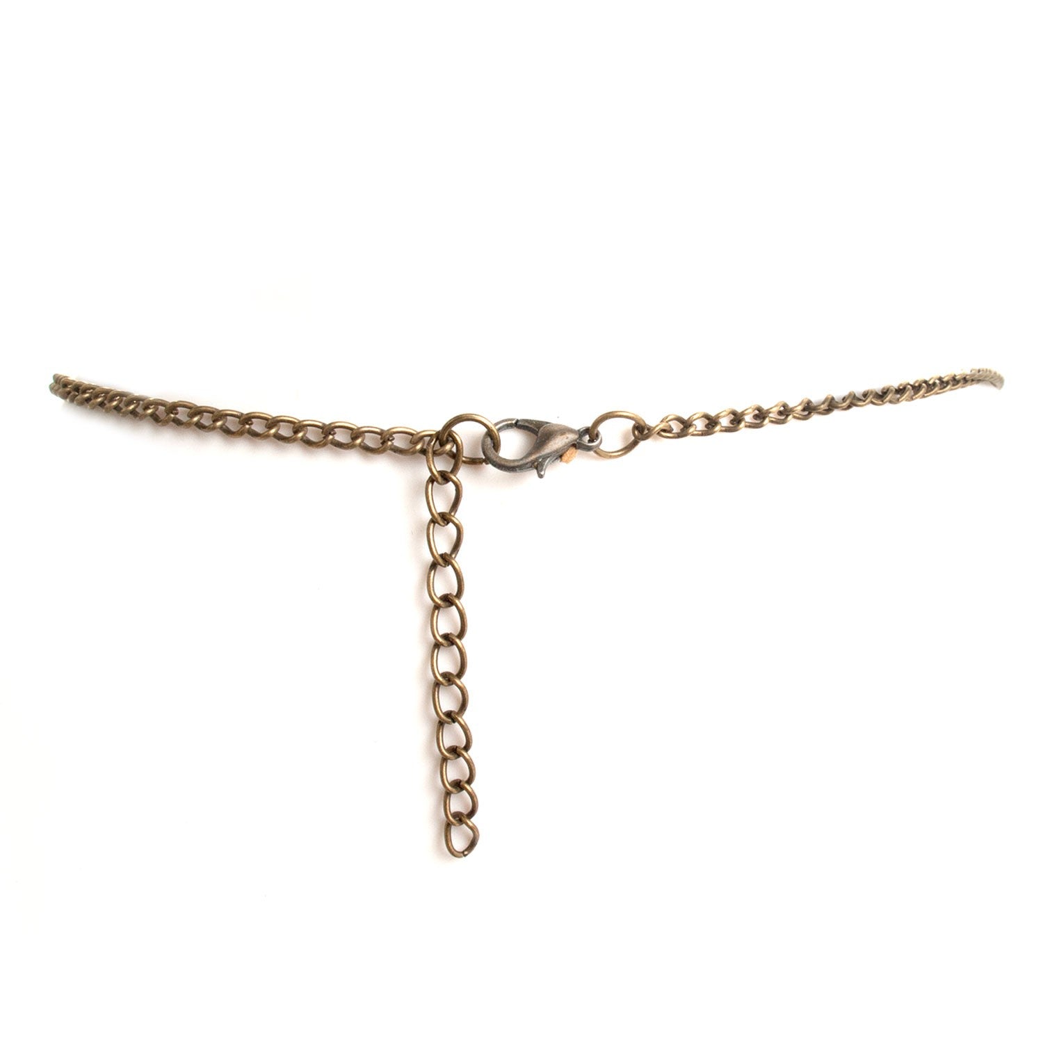 Collar Corazón con Alas Dorado