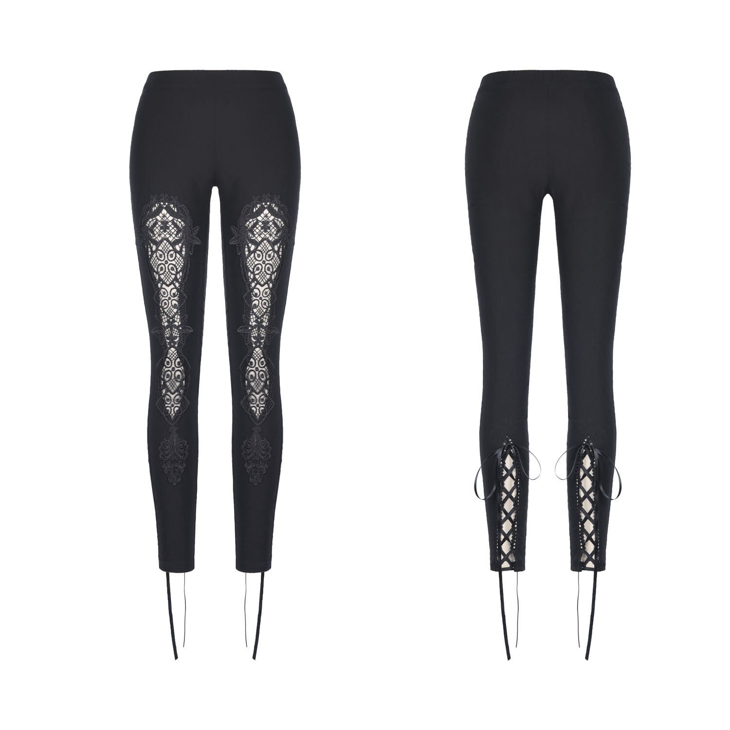 legging con encaje