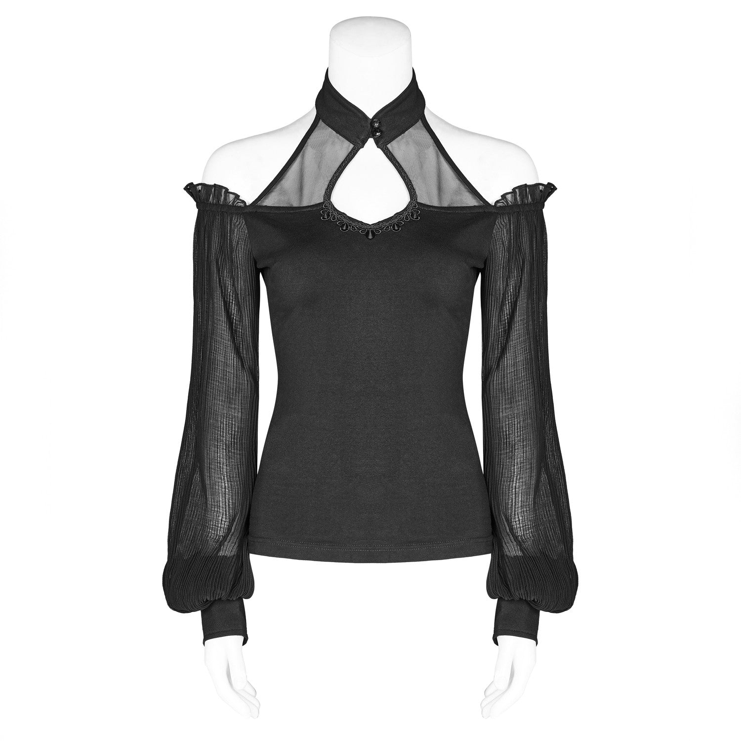 Camiseta con Mangas de Tul