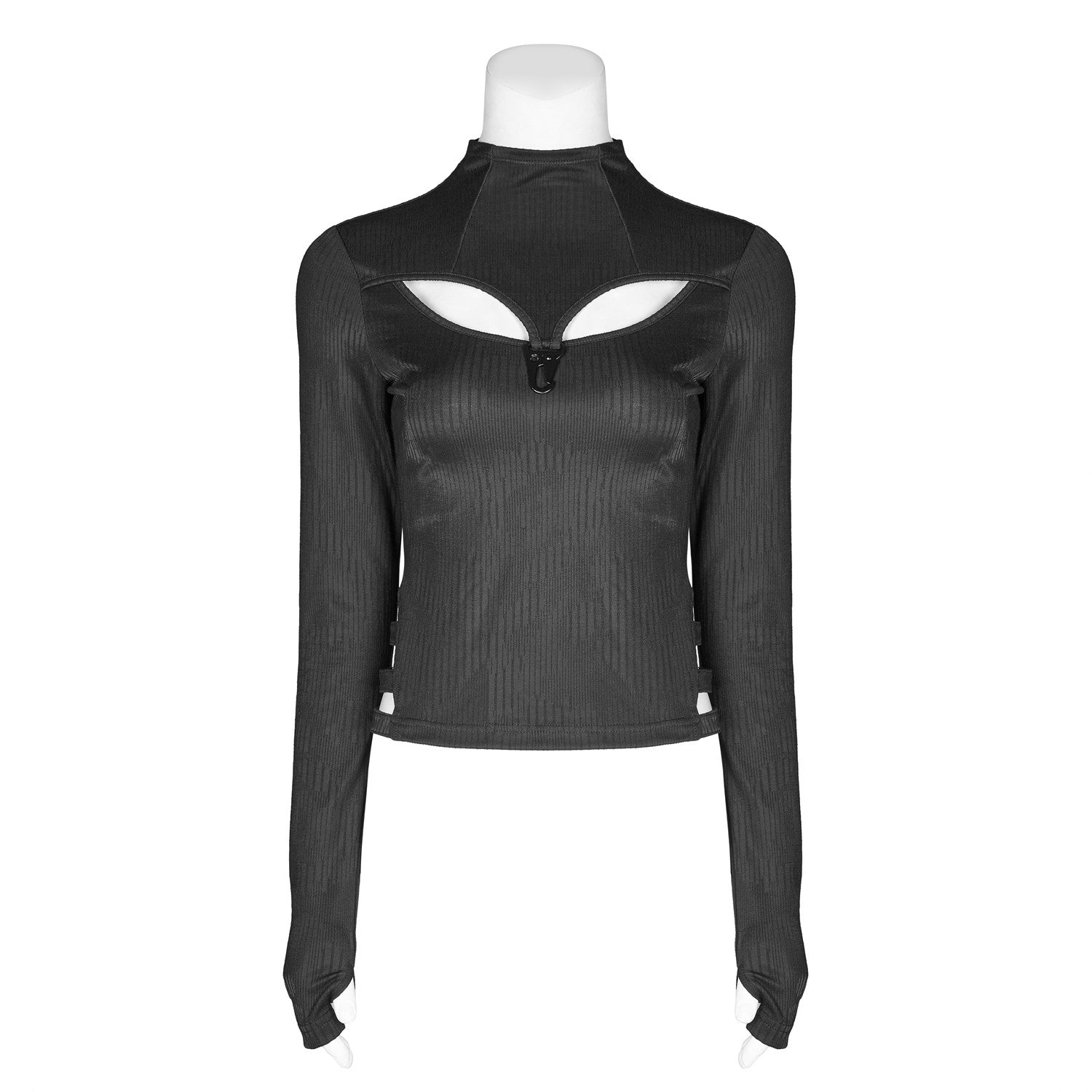 CAMISETA NEGRA MANGA LARGA