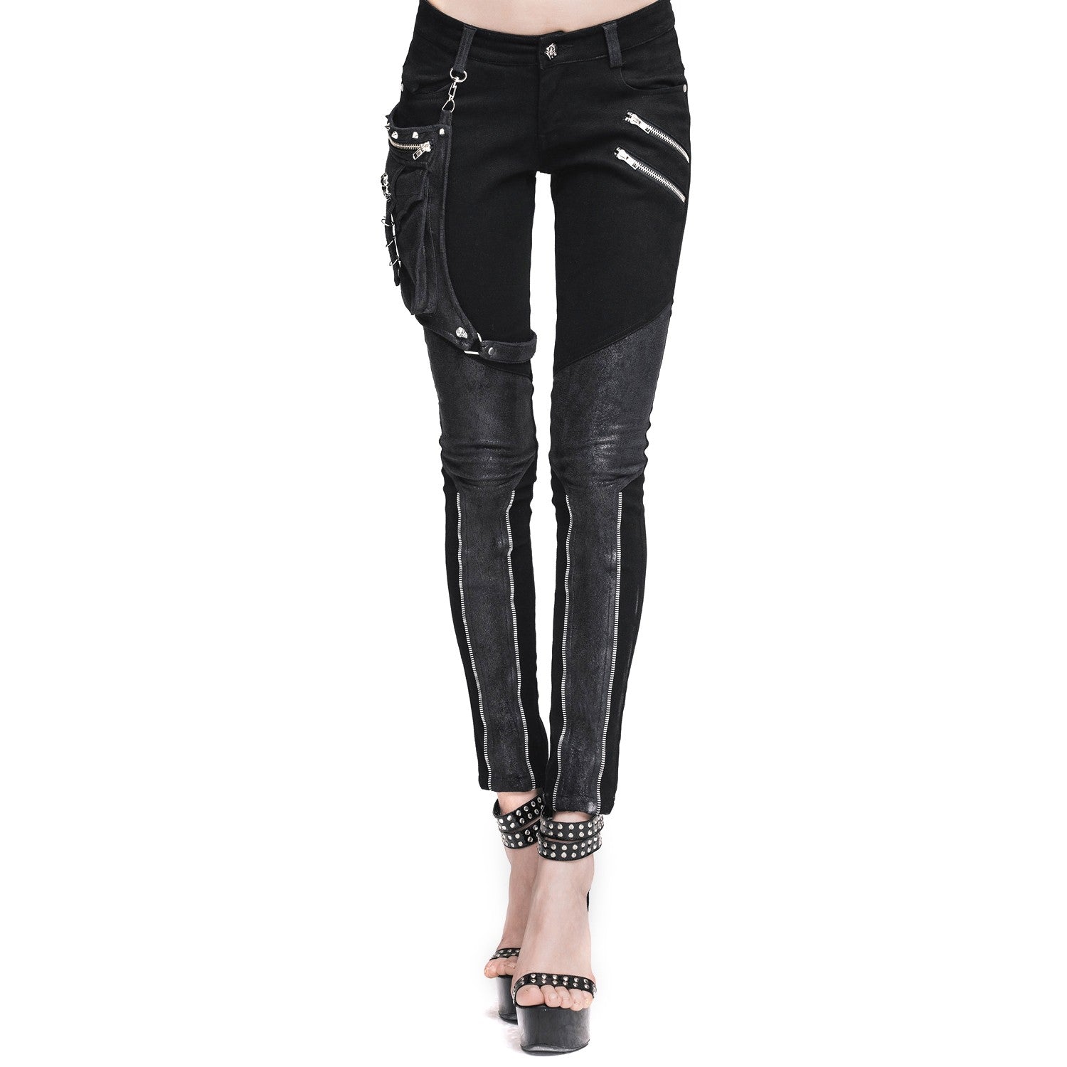 PANTALON GOTICO CON RIÑONERA