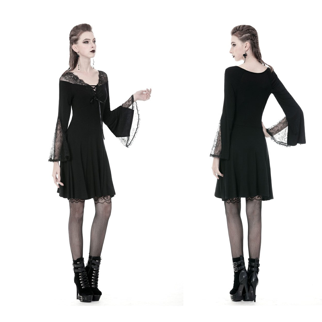VESTIDO CON ENCAJE