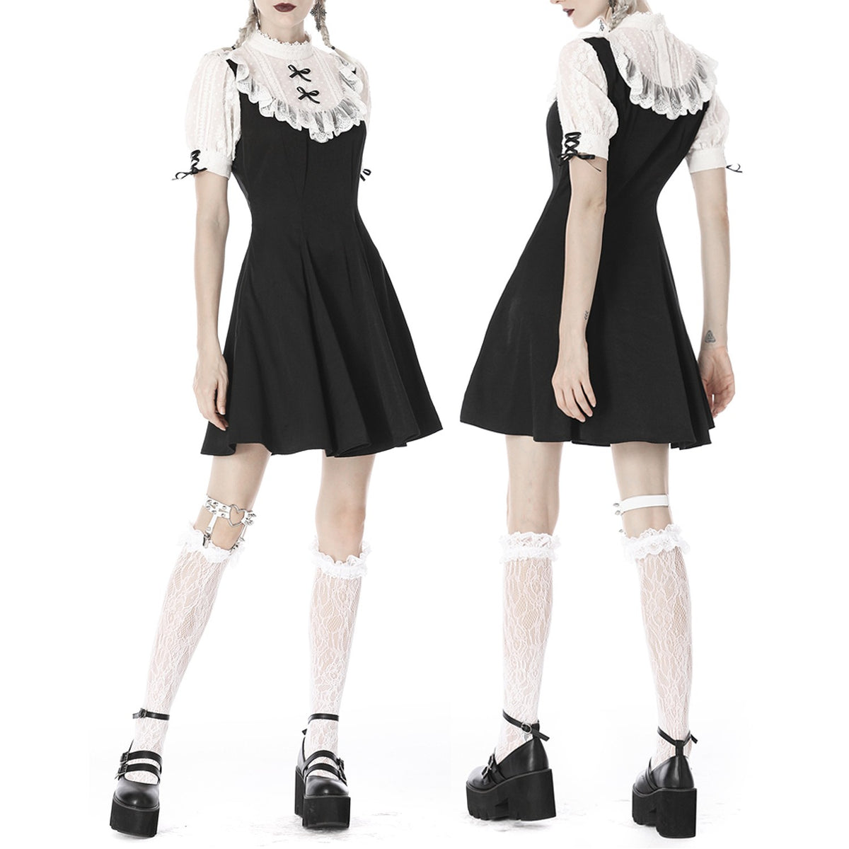 VESTIDO ELEGANTE GOTICO LOLITA