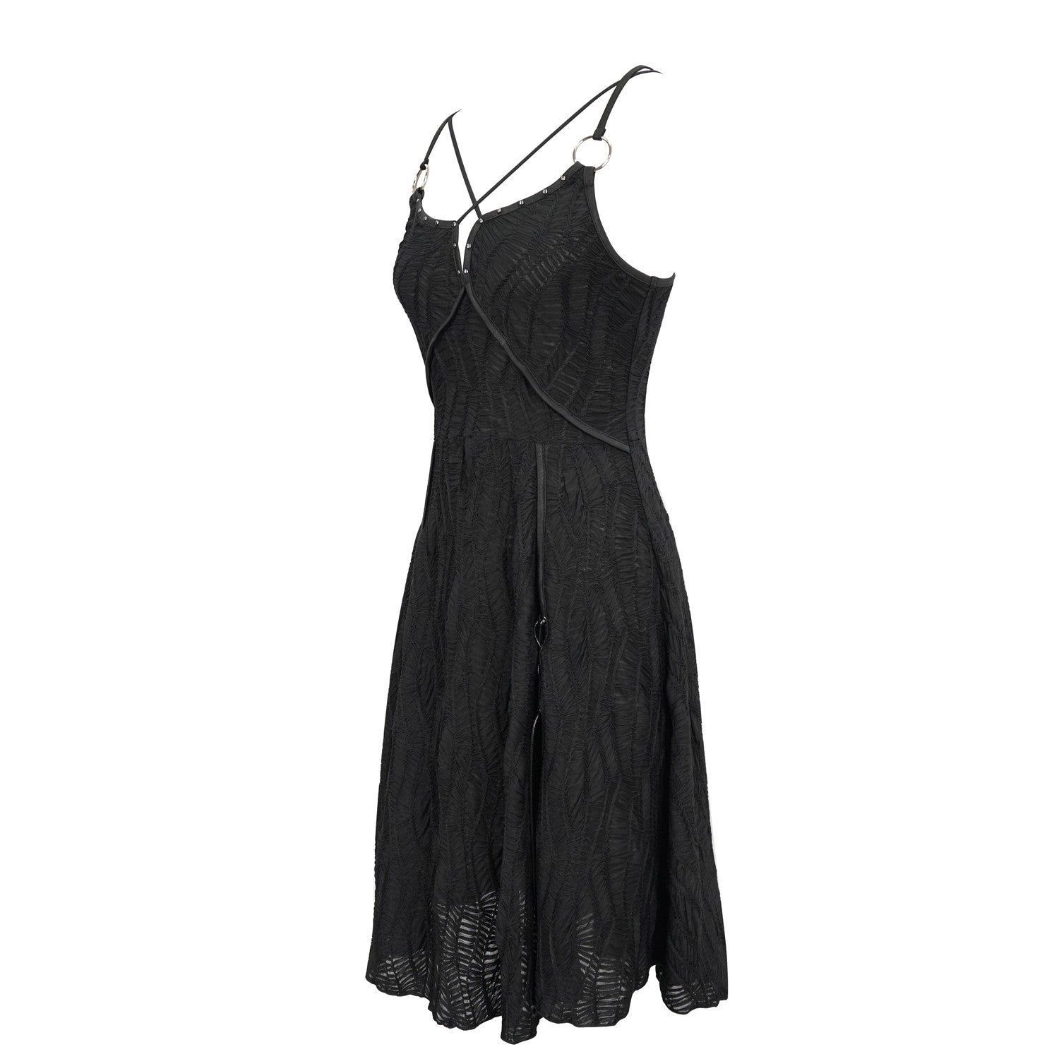 VESTIDO NEGRO GÓTICO
