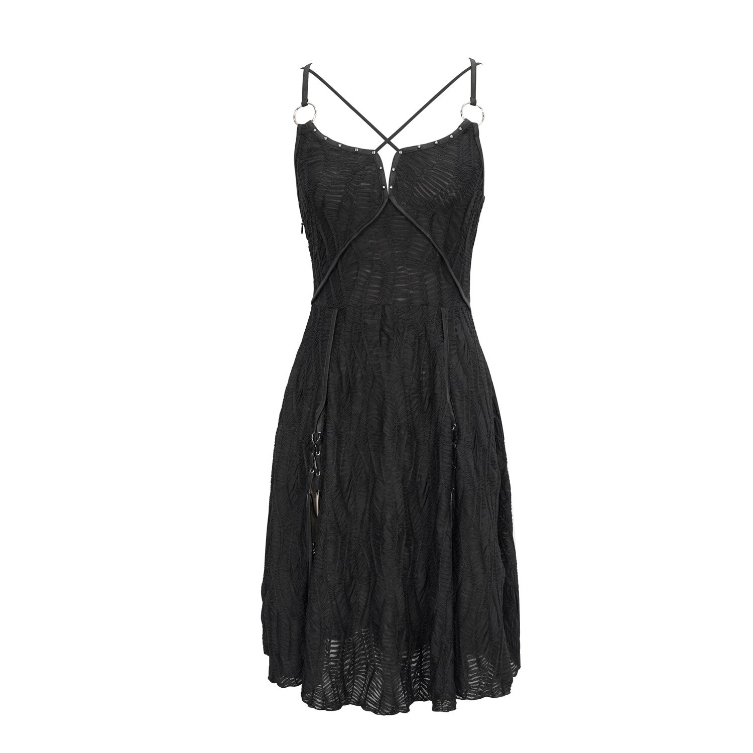 VESTIDO NEGRO GÓTICO