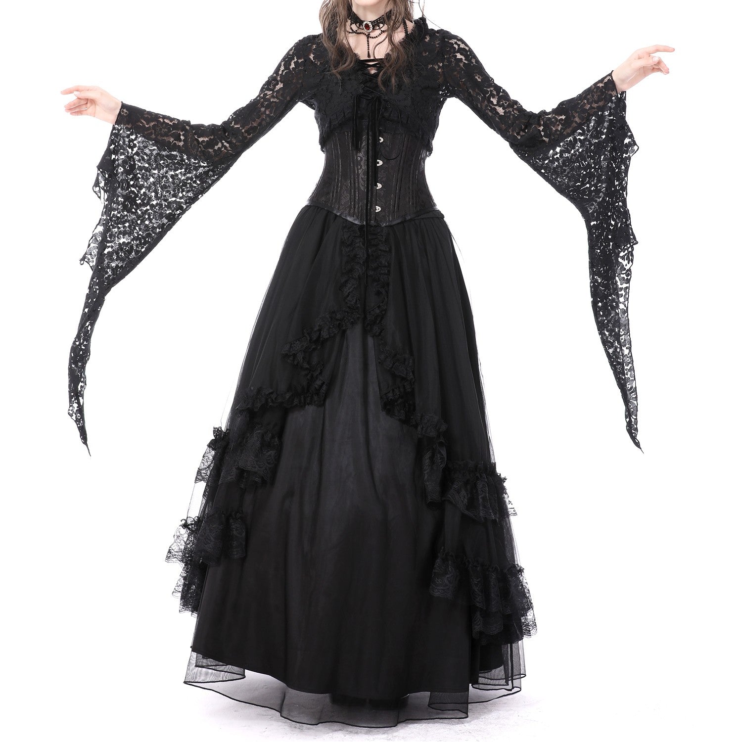 BOLERO GÓTICO DE ENCAJE