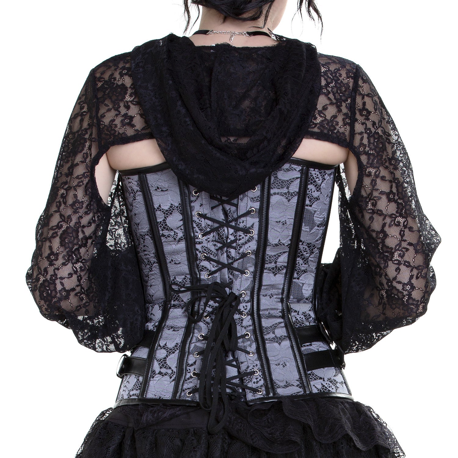 Lace Bolero with Hood