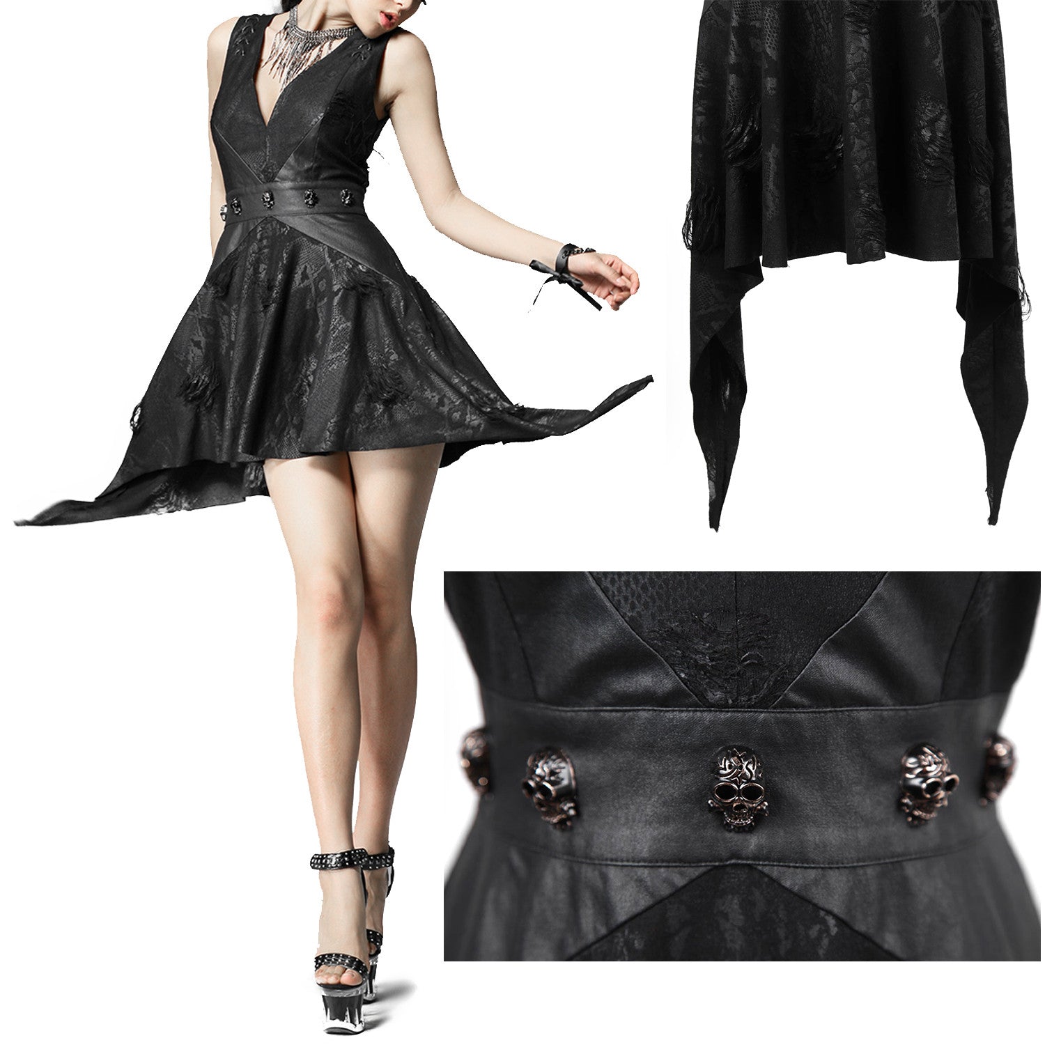 Vestido con Calaveras