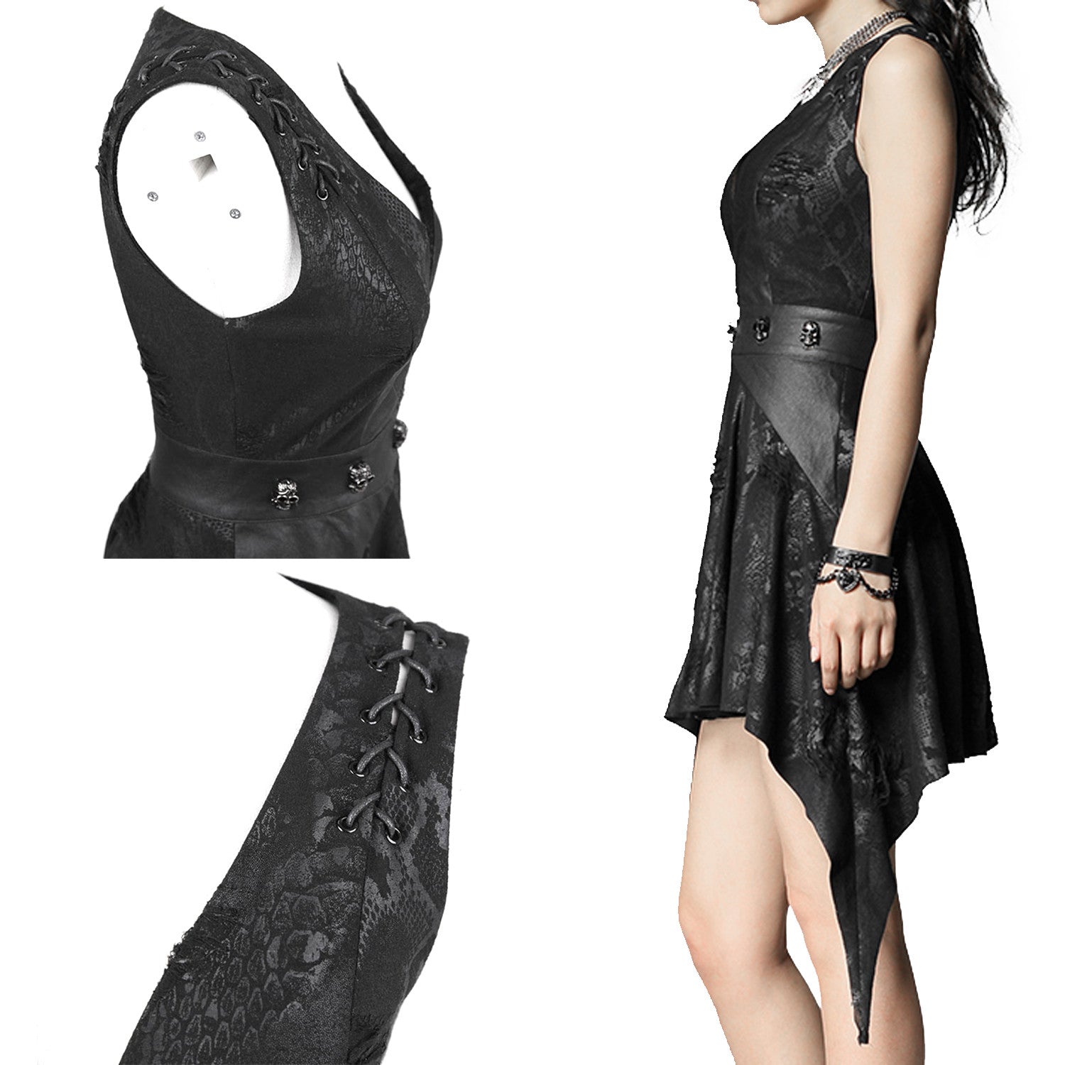 Vestido con Calaveras