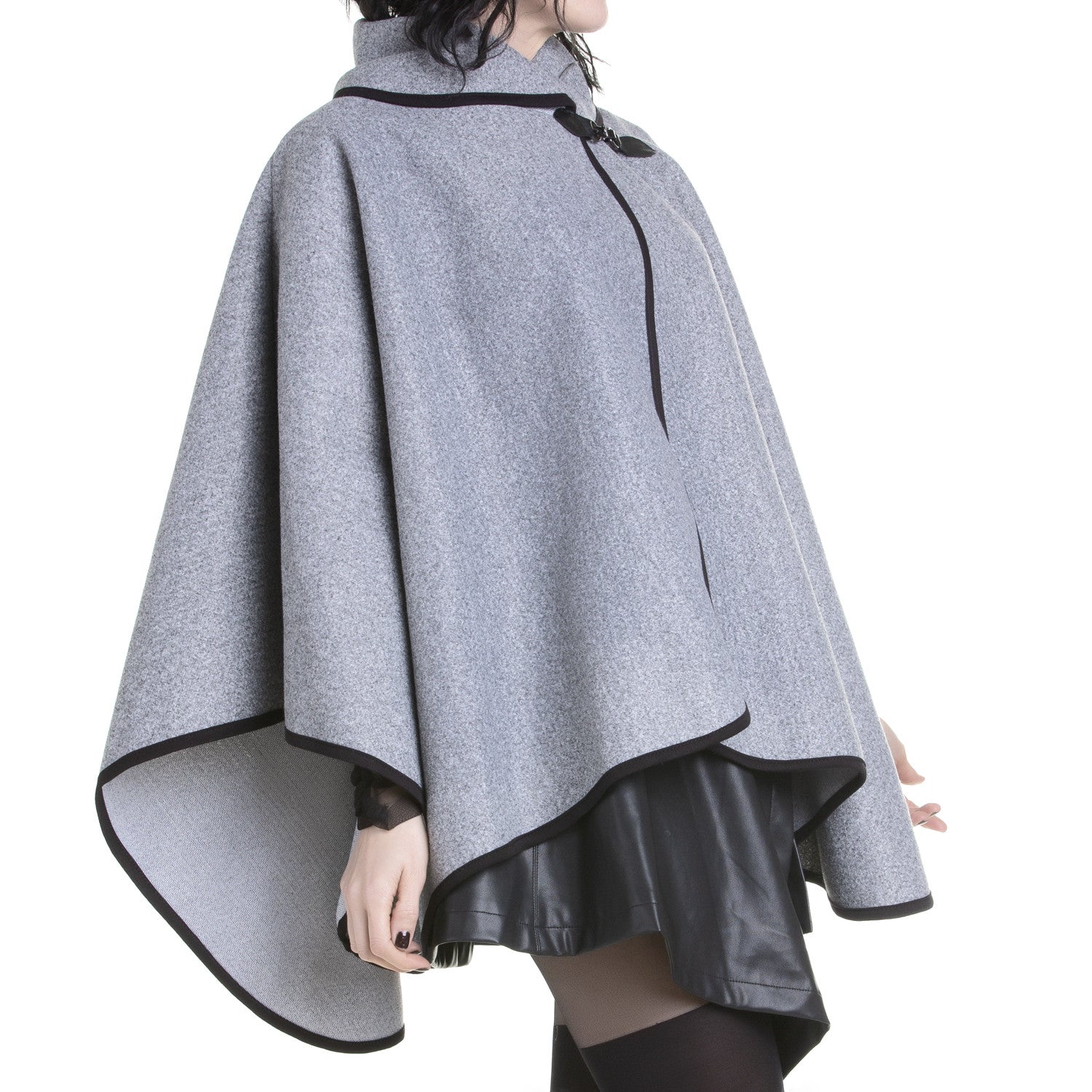 Gray Poncho