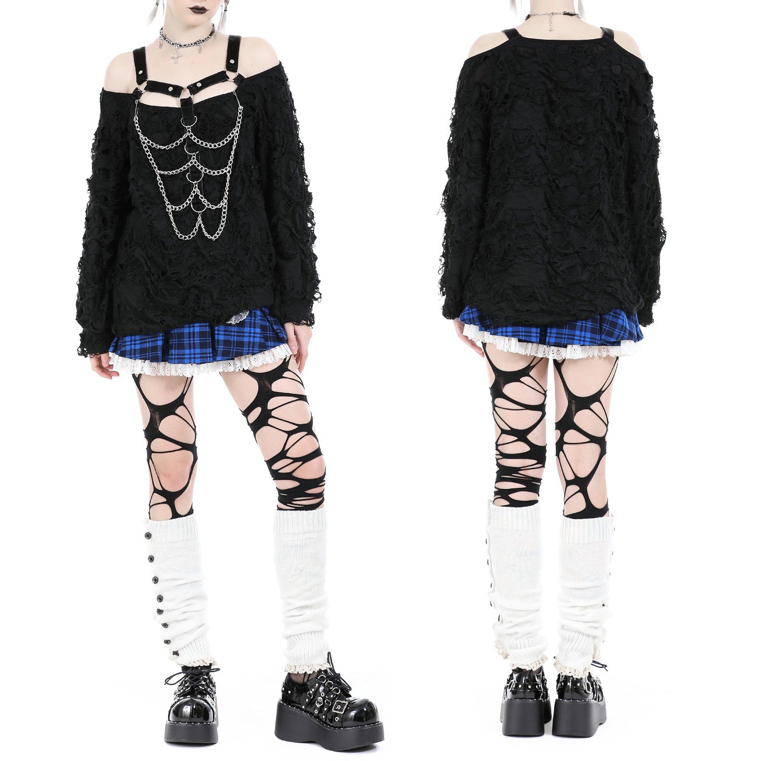 Loose T-shirt with Chains