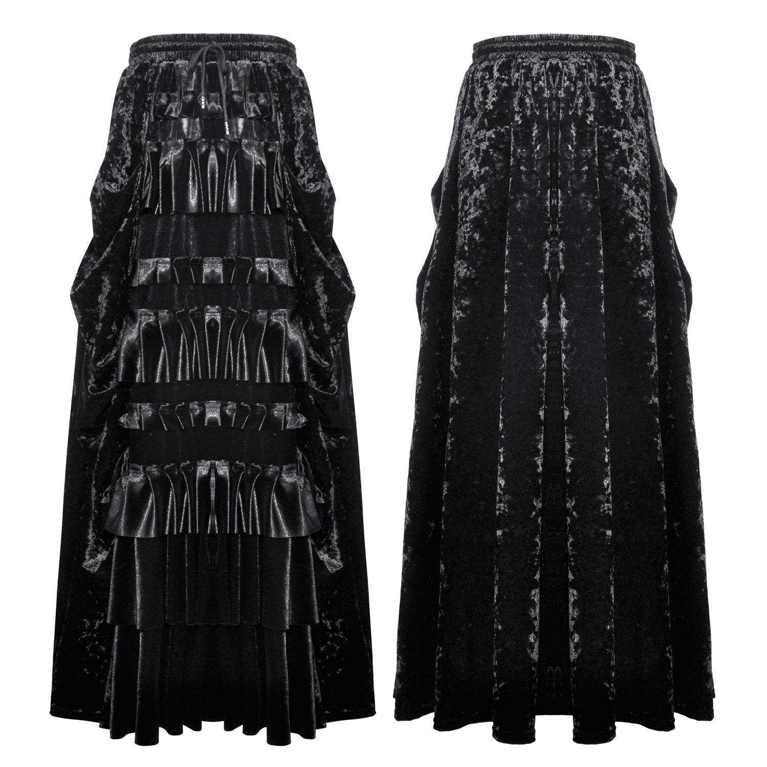 Black Velvet Skirt