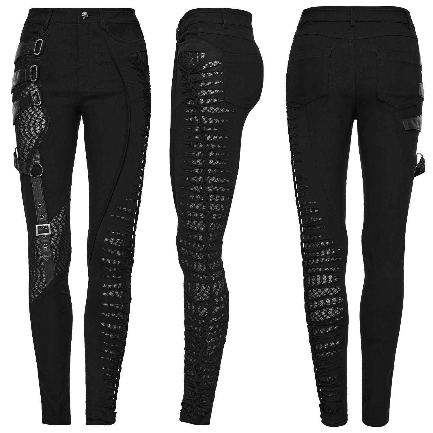 Pantalón Negro Asimétrico