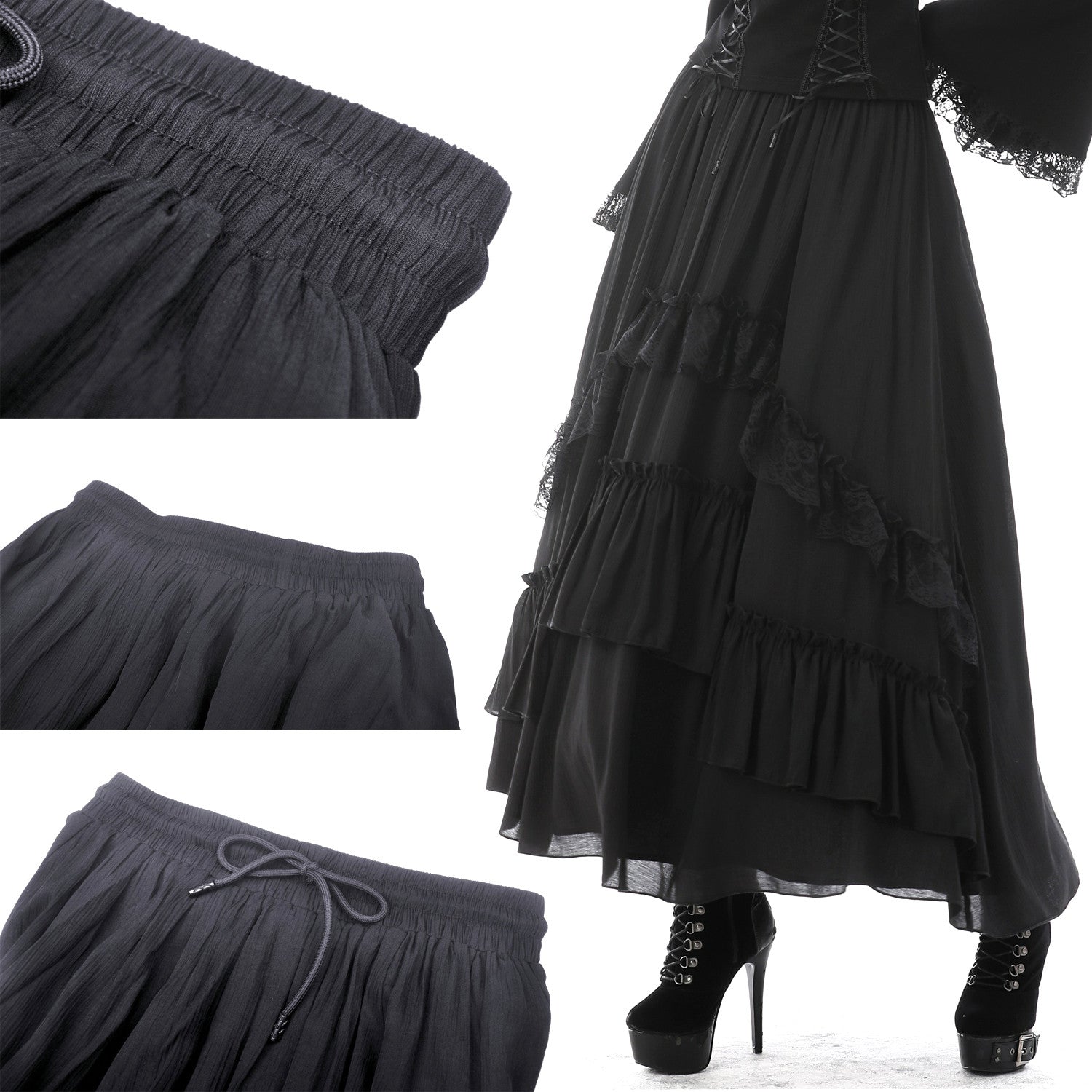 Ruffled Skirt