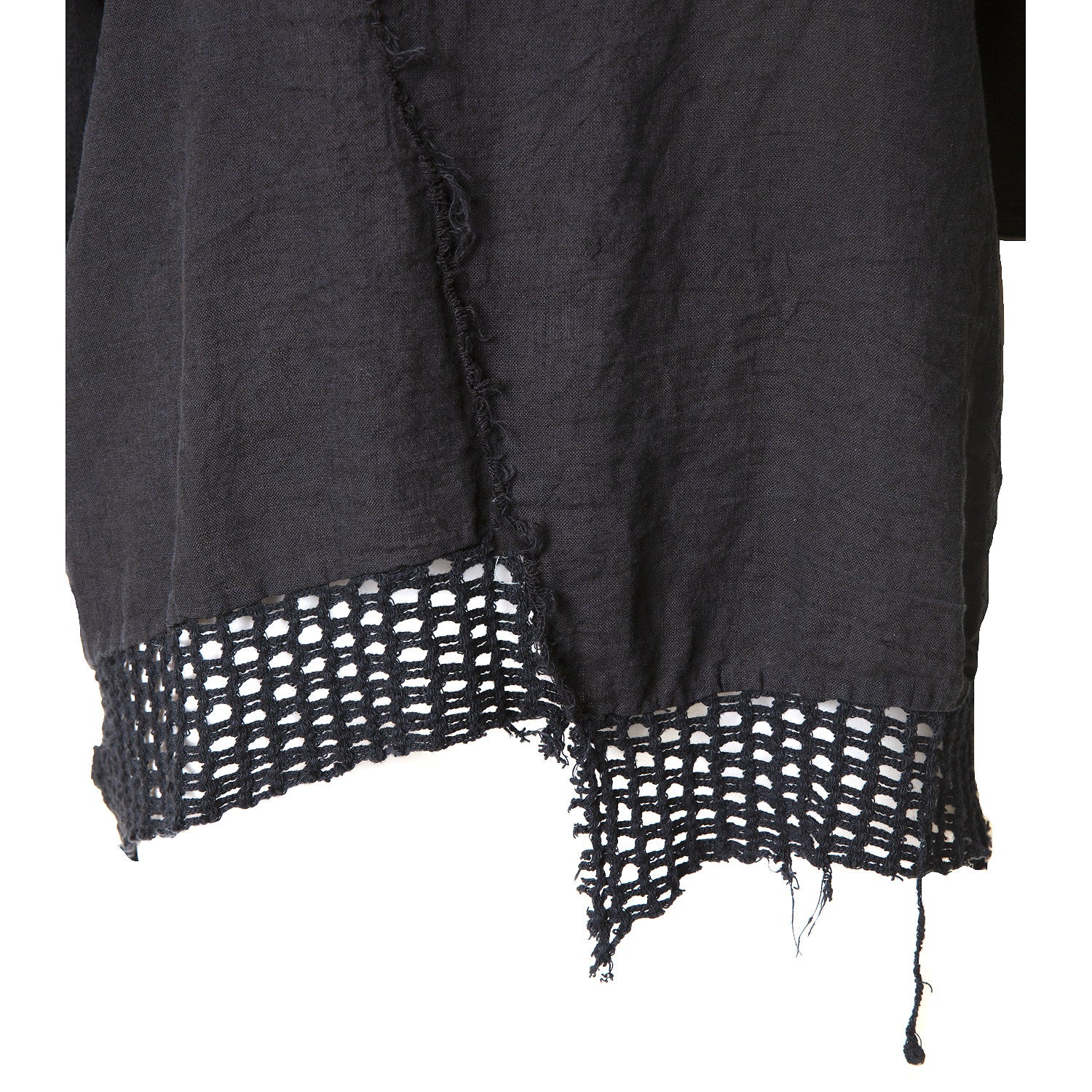 Camiseta Asimétrica con Rejilla