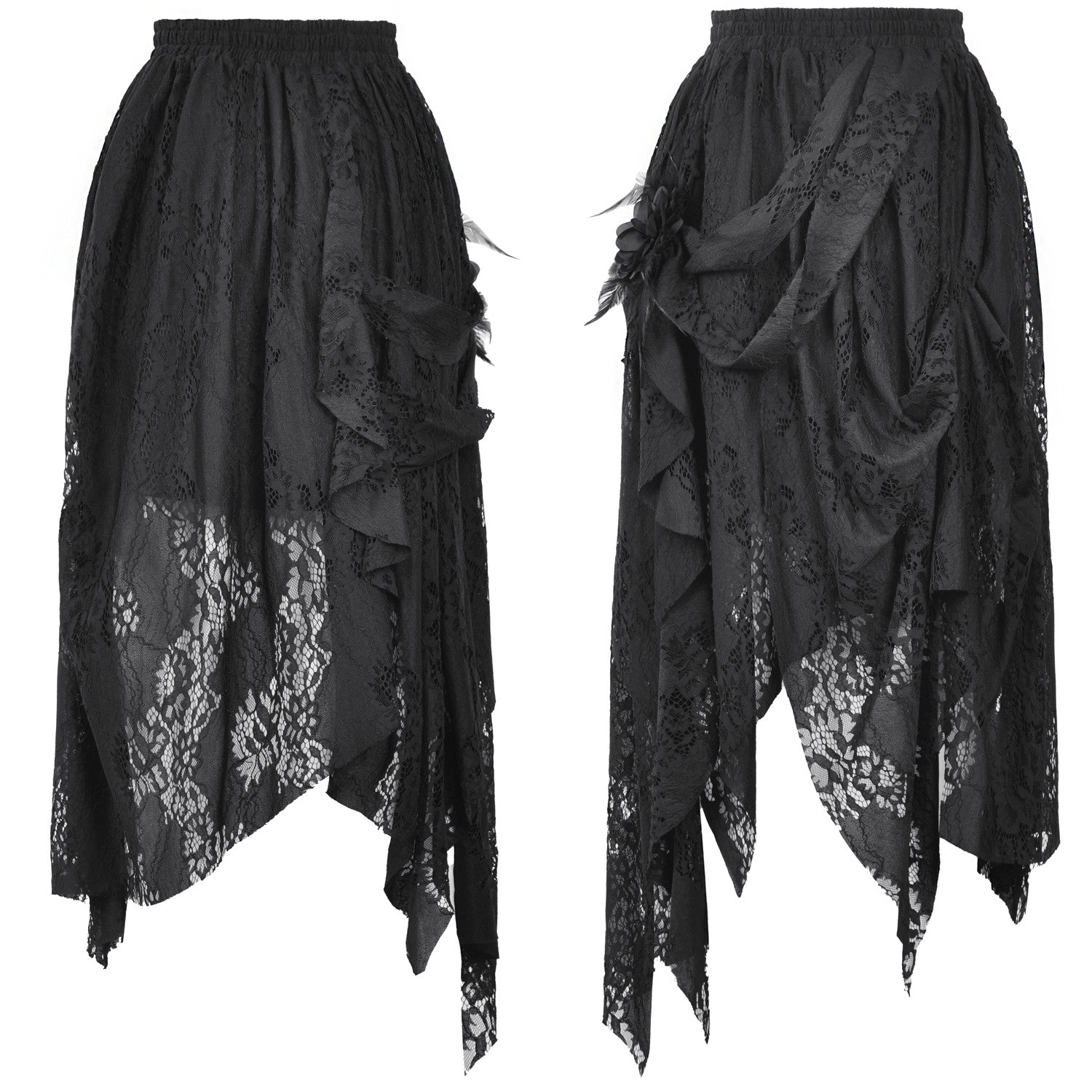 Midi Lace Skirt