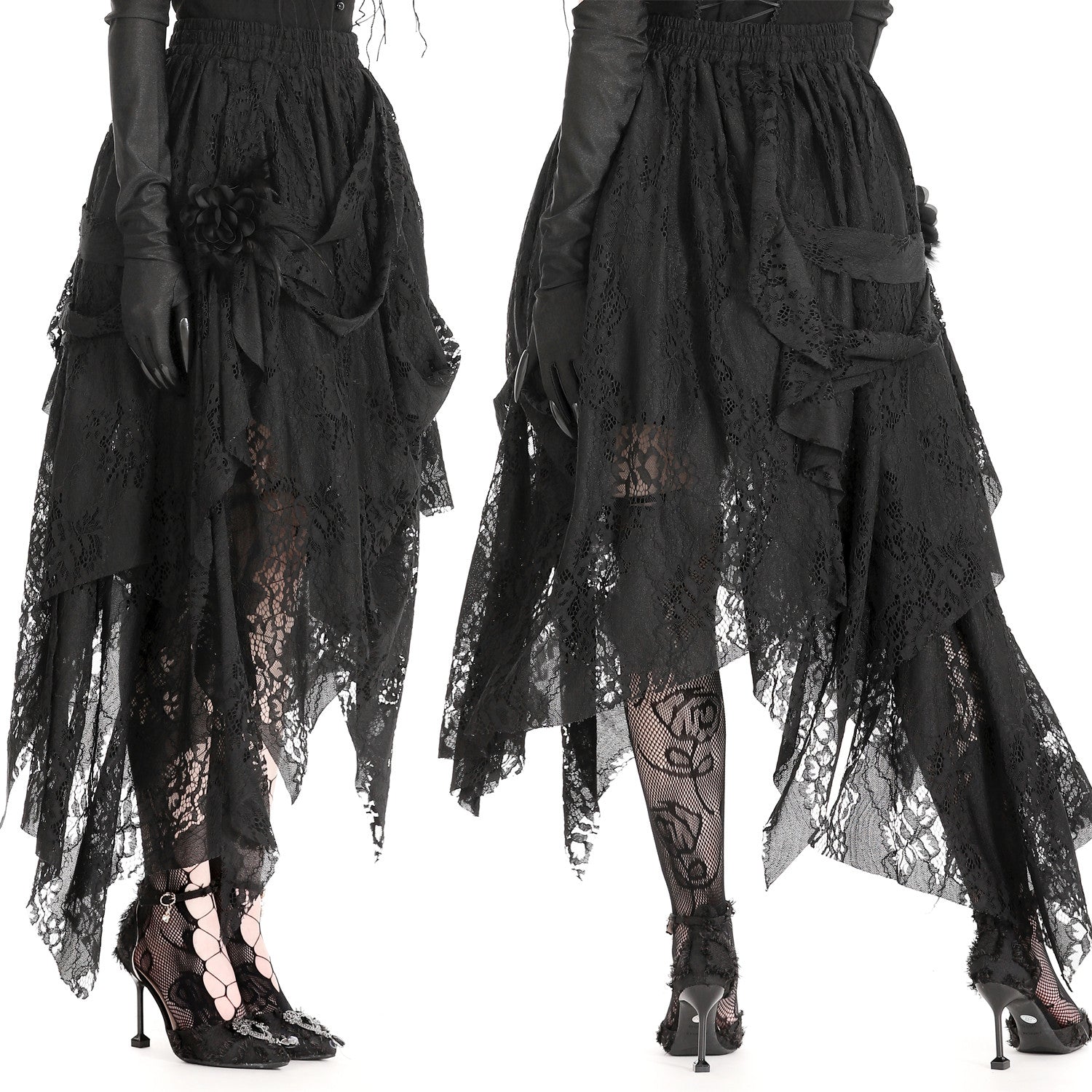 Midi Lace Skirt