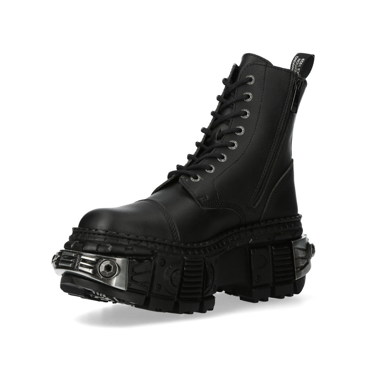 New Rock Unisex Synthetic Leather Ankle Boots