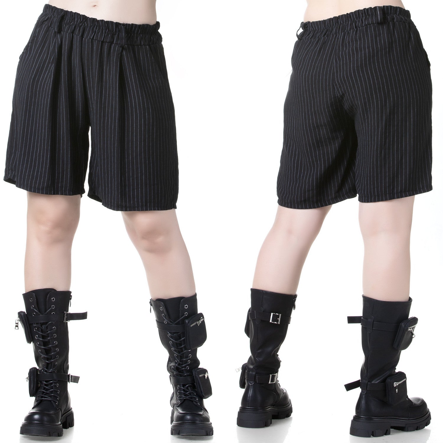 Pantalones Cortos a Rayas