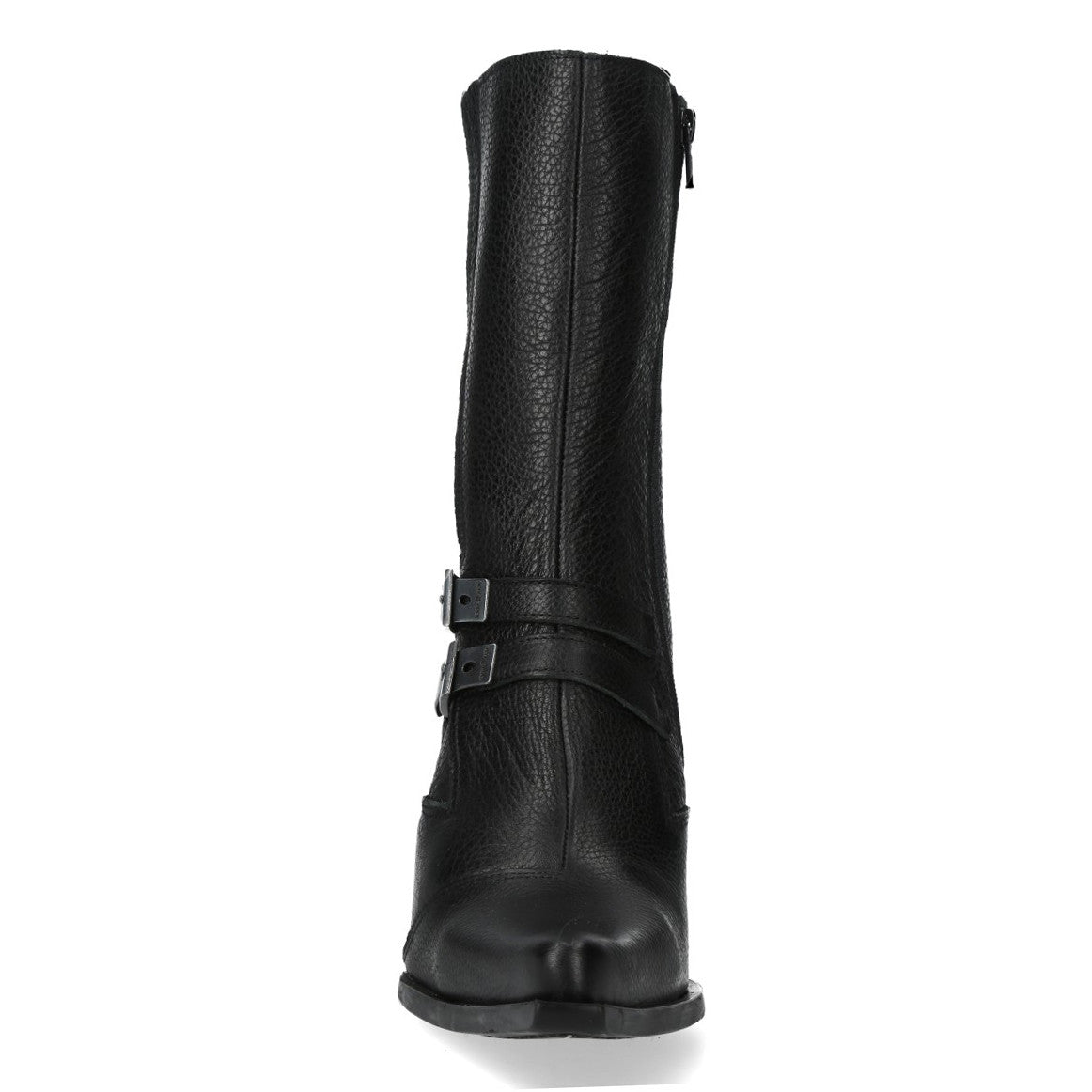 Botas New Rock con Hebillas y Tacón Metálico