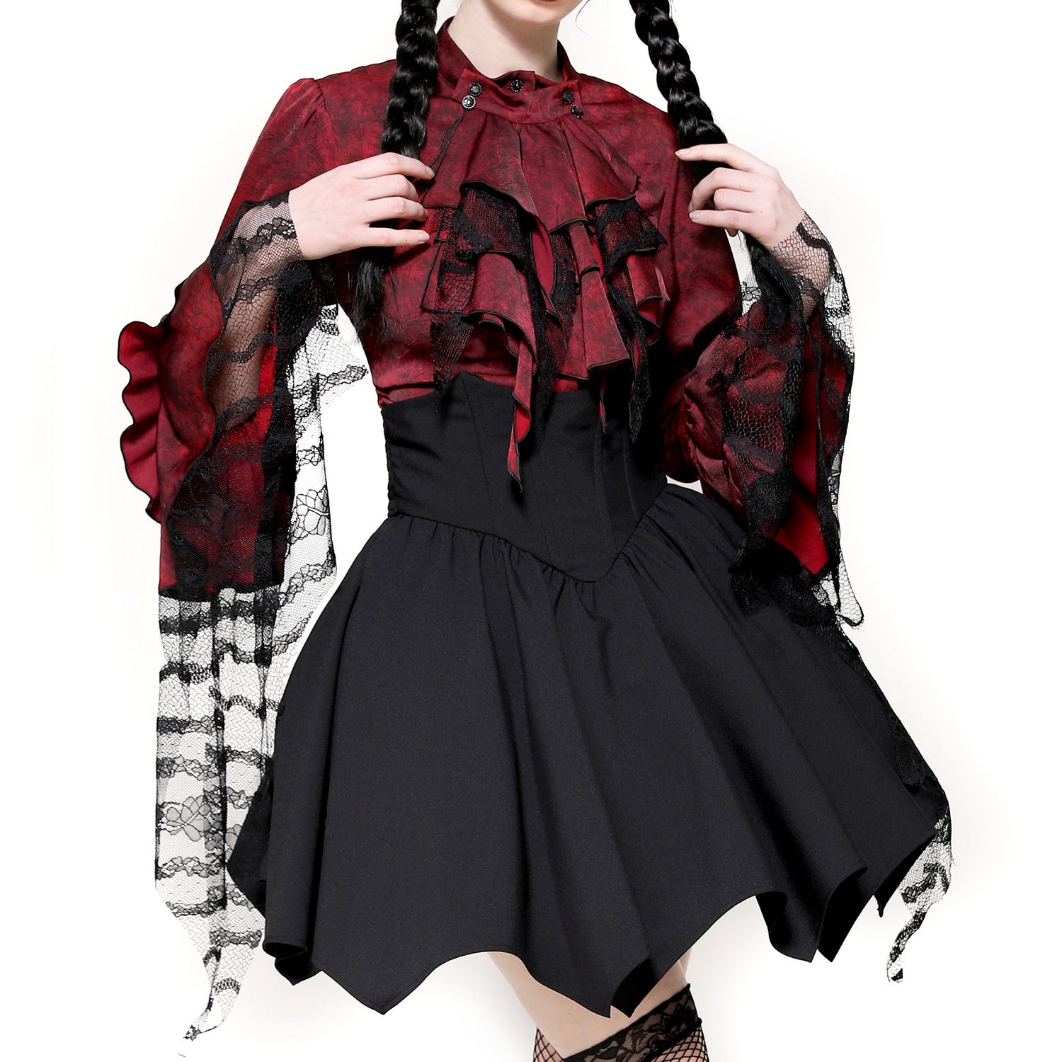 Camisa Roja Victoriana