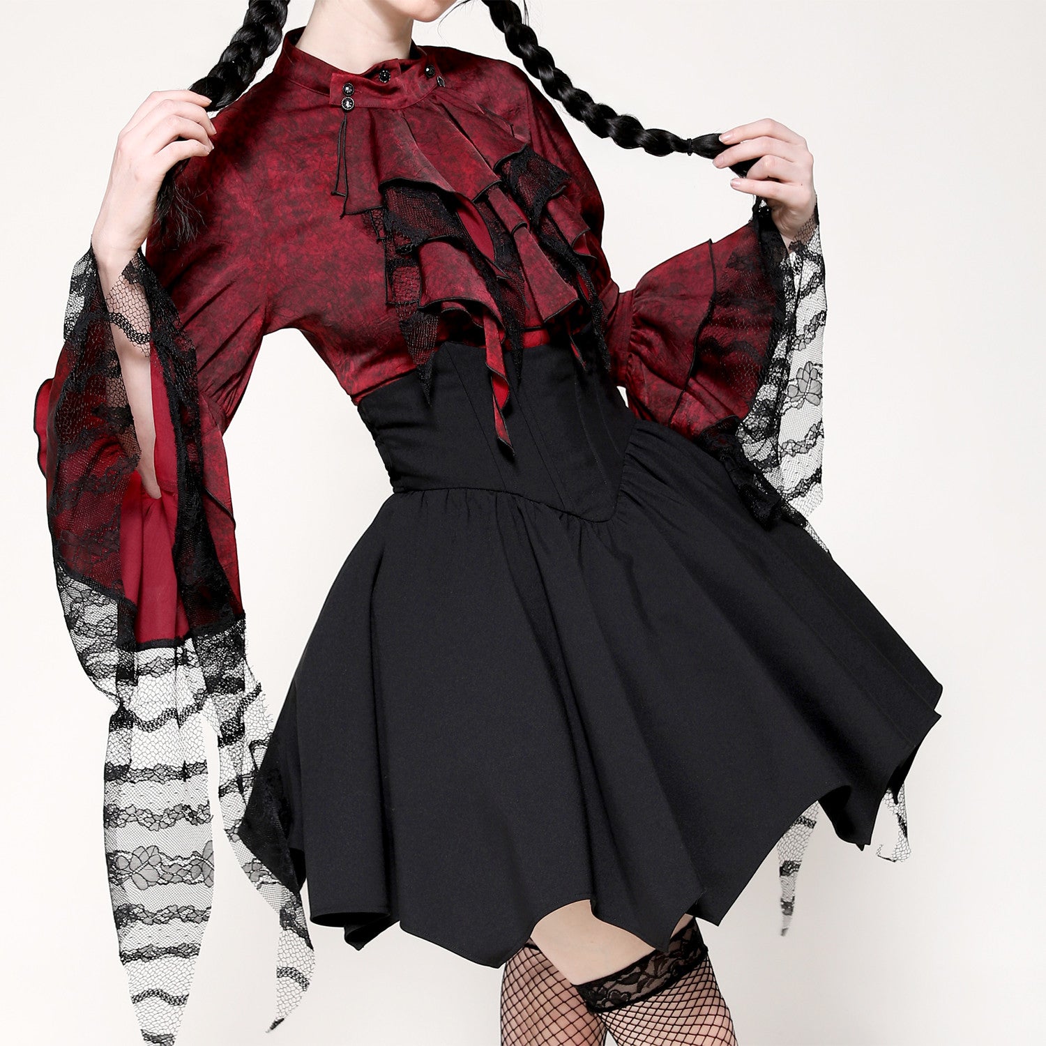 Camisa Roja Victoriana