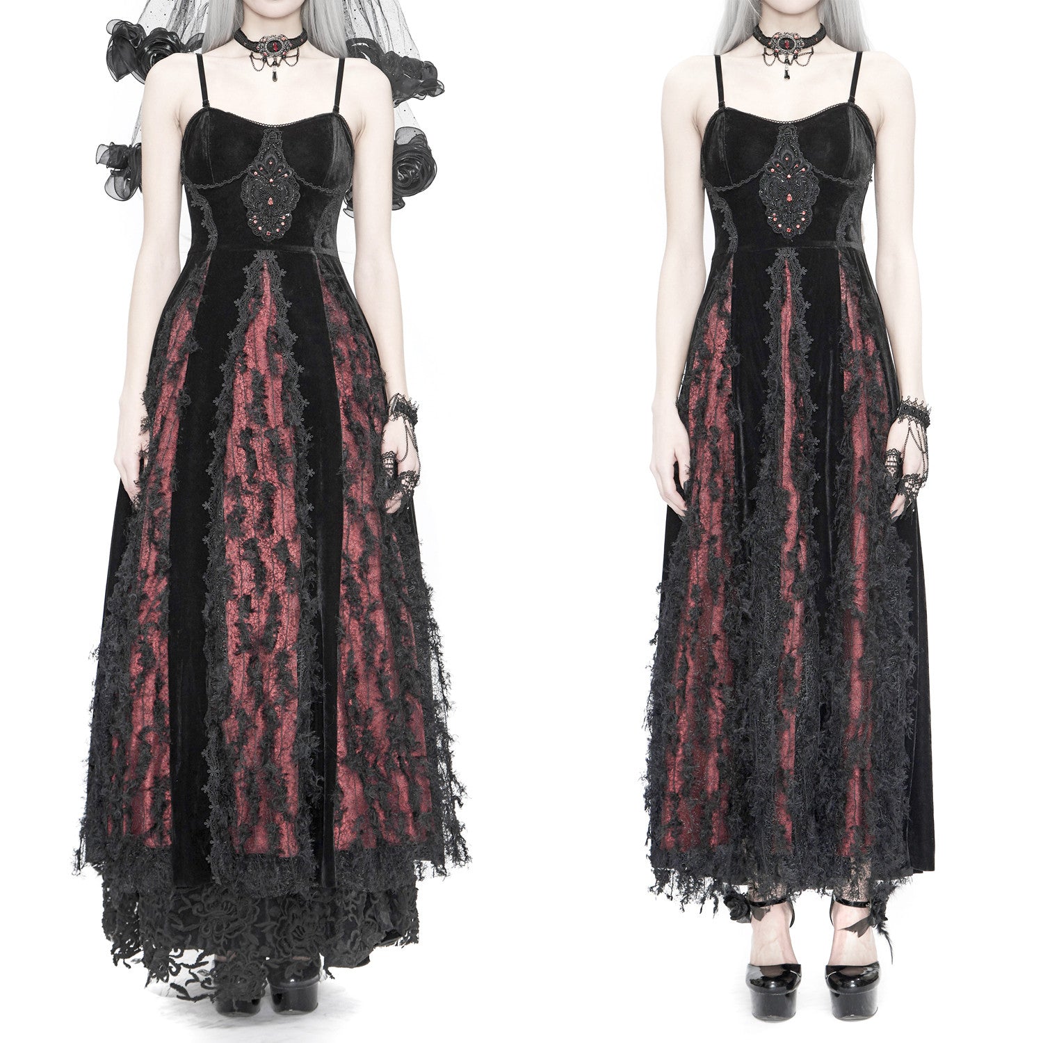 Long Dress with Straps
