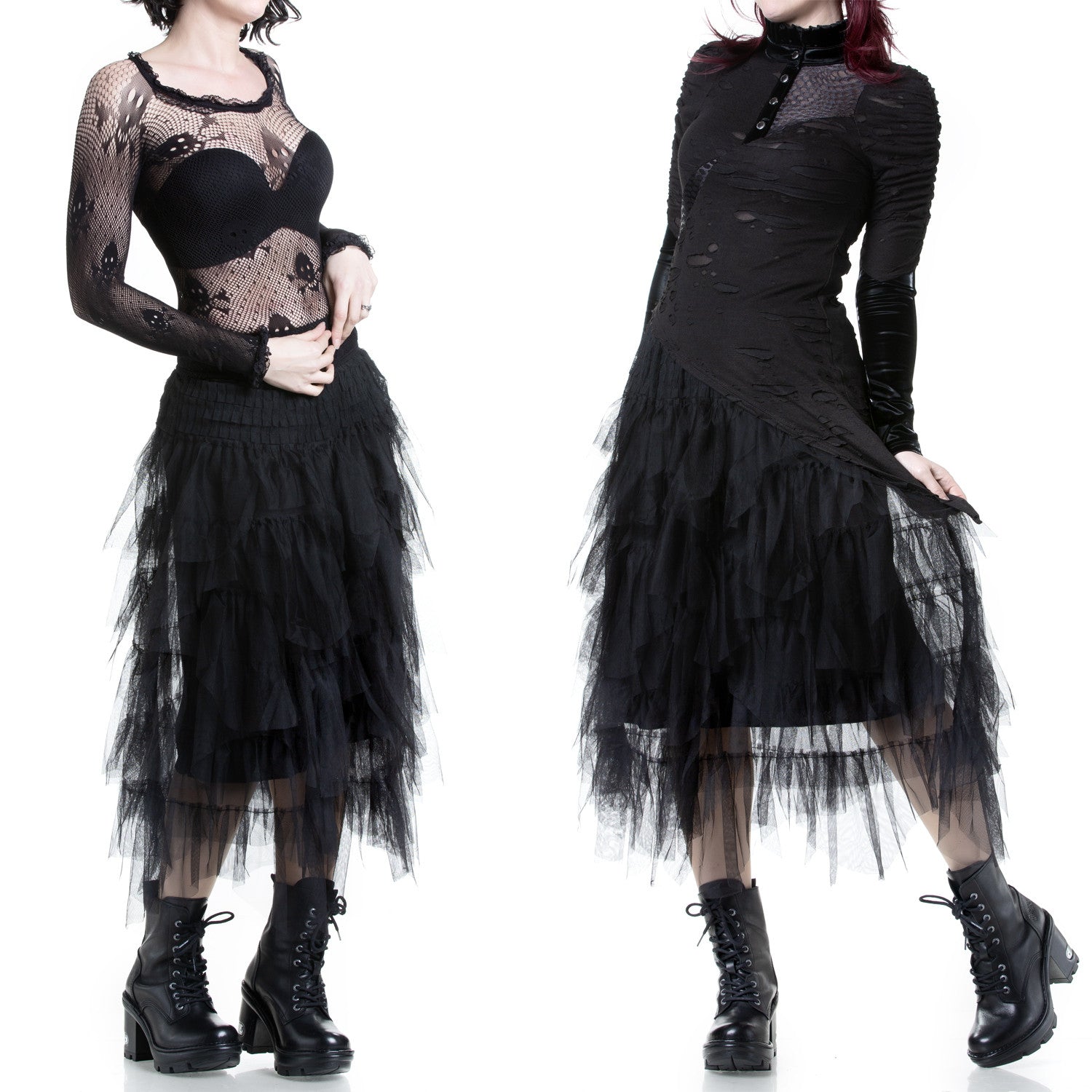 Morgana Tulle Midi Skirt