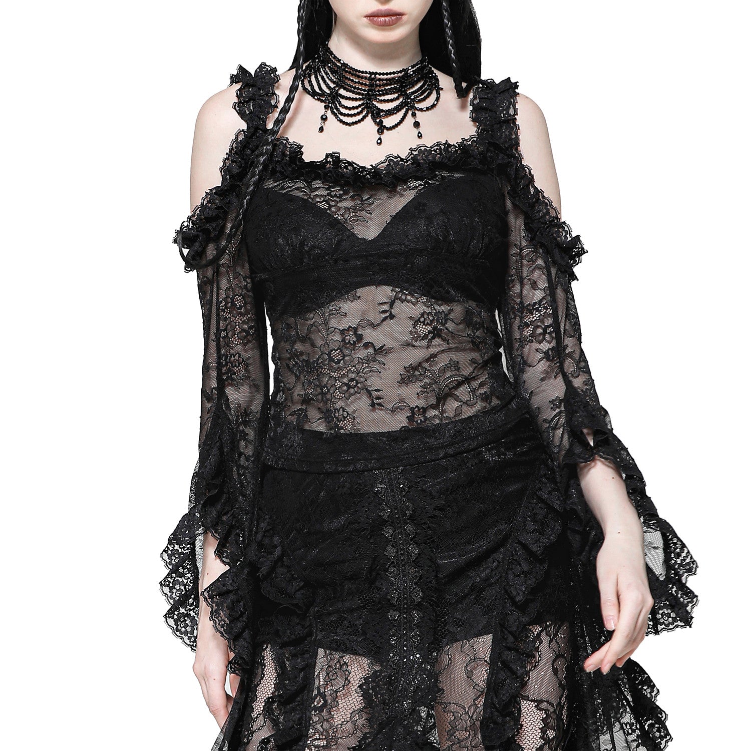 Blusa transparente "Eris"