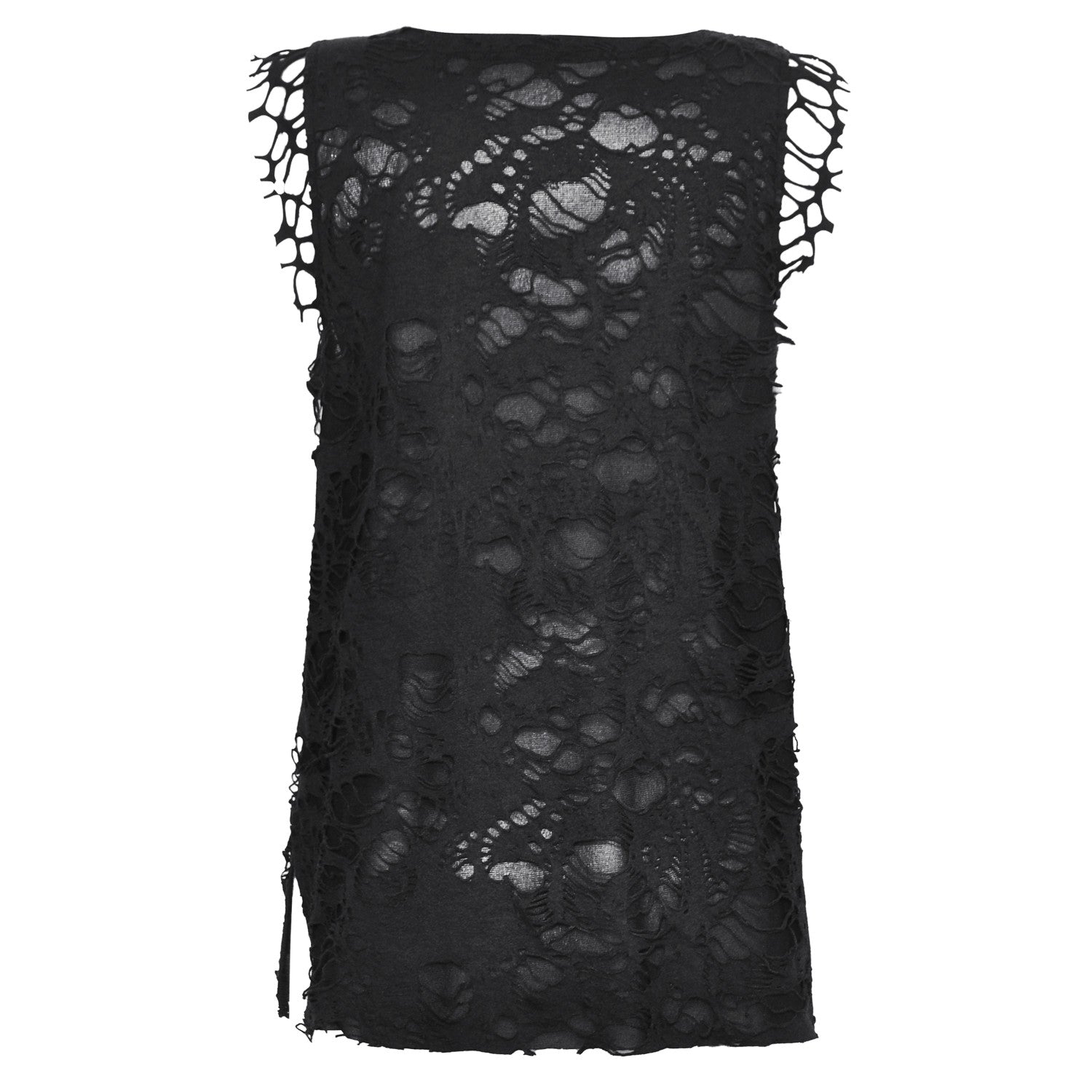 Ripped “Black Chaos” T-shirt