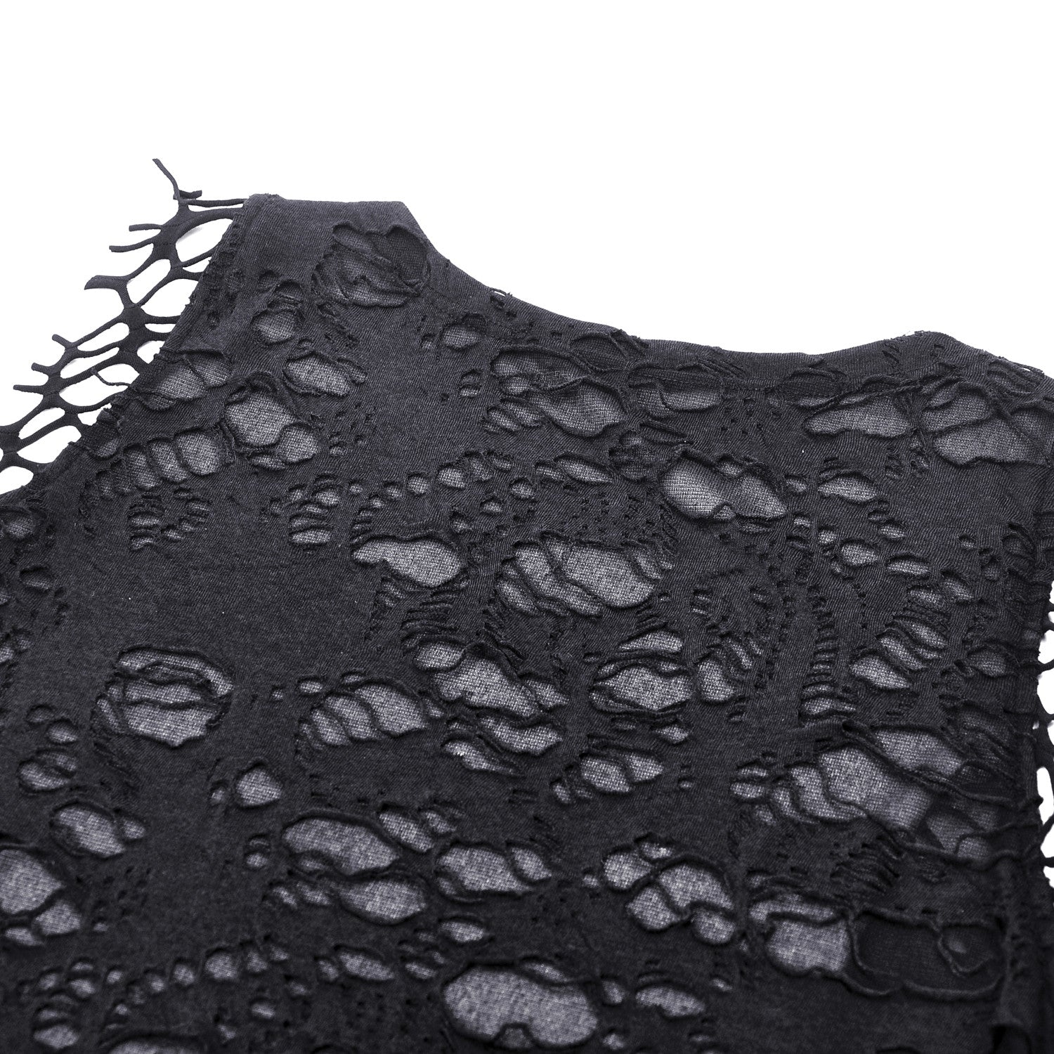 Ripped “Black Chaos” T-shirt