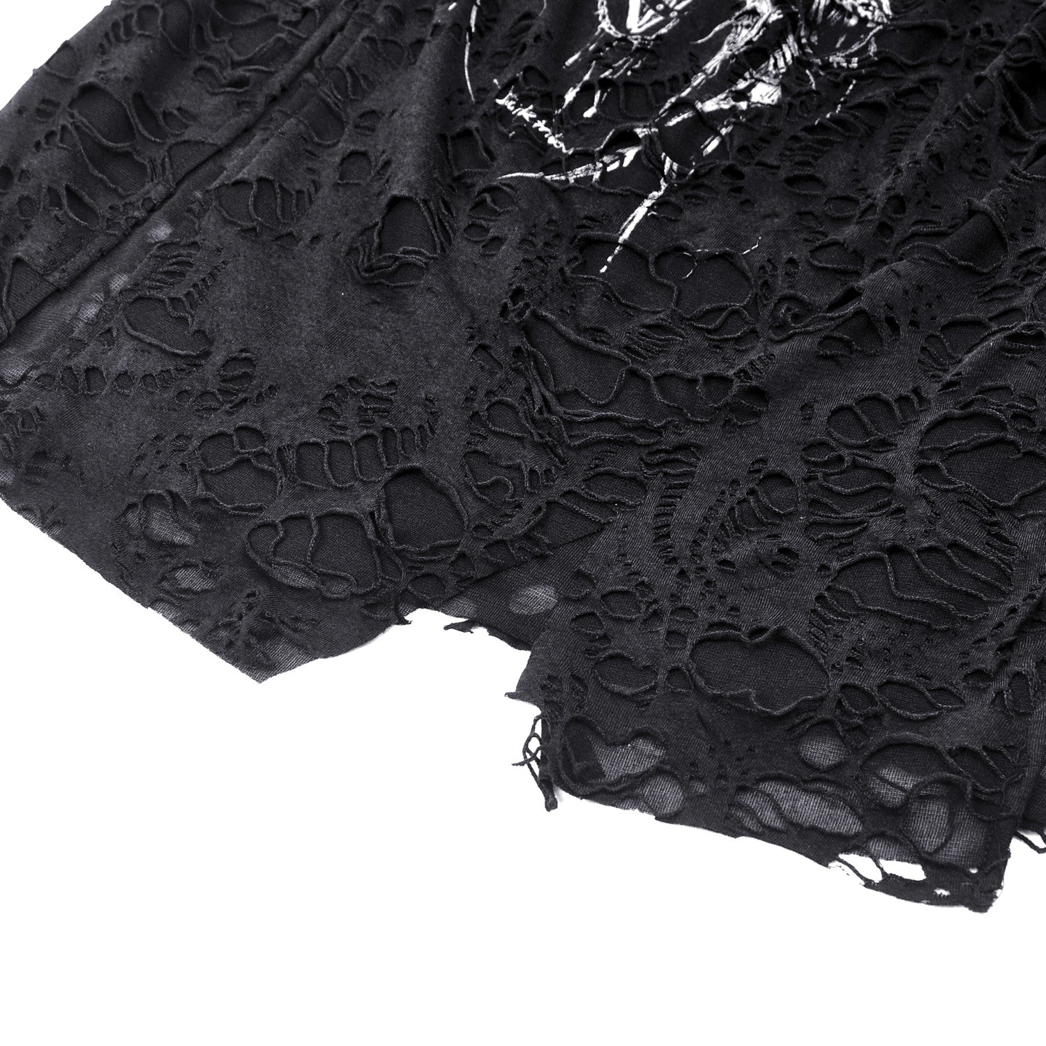 Ripped “Black Chaos” T-shirt