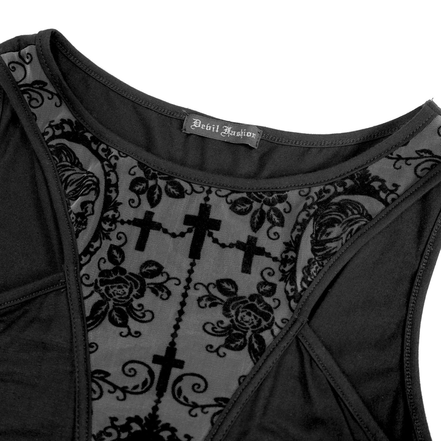 Shadow Bloom Asymmetrical Dress
