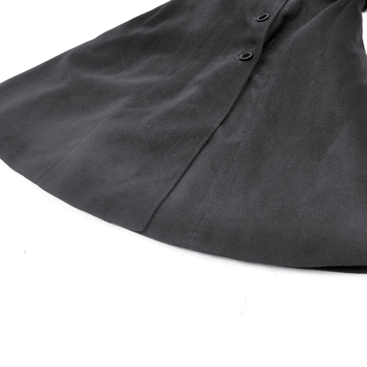 Abrigo de Botonadura Frontal y Gran Cuello - Crazyinlove