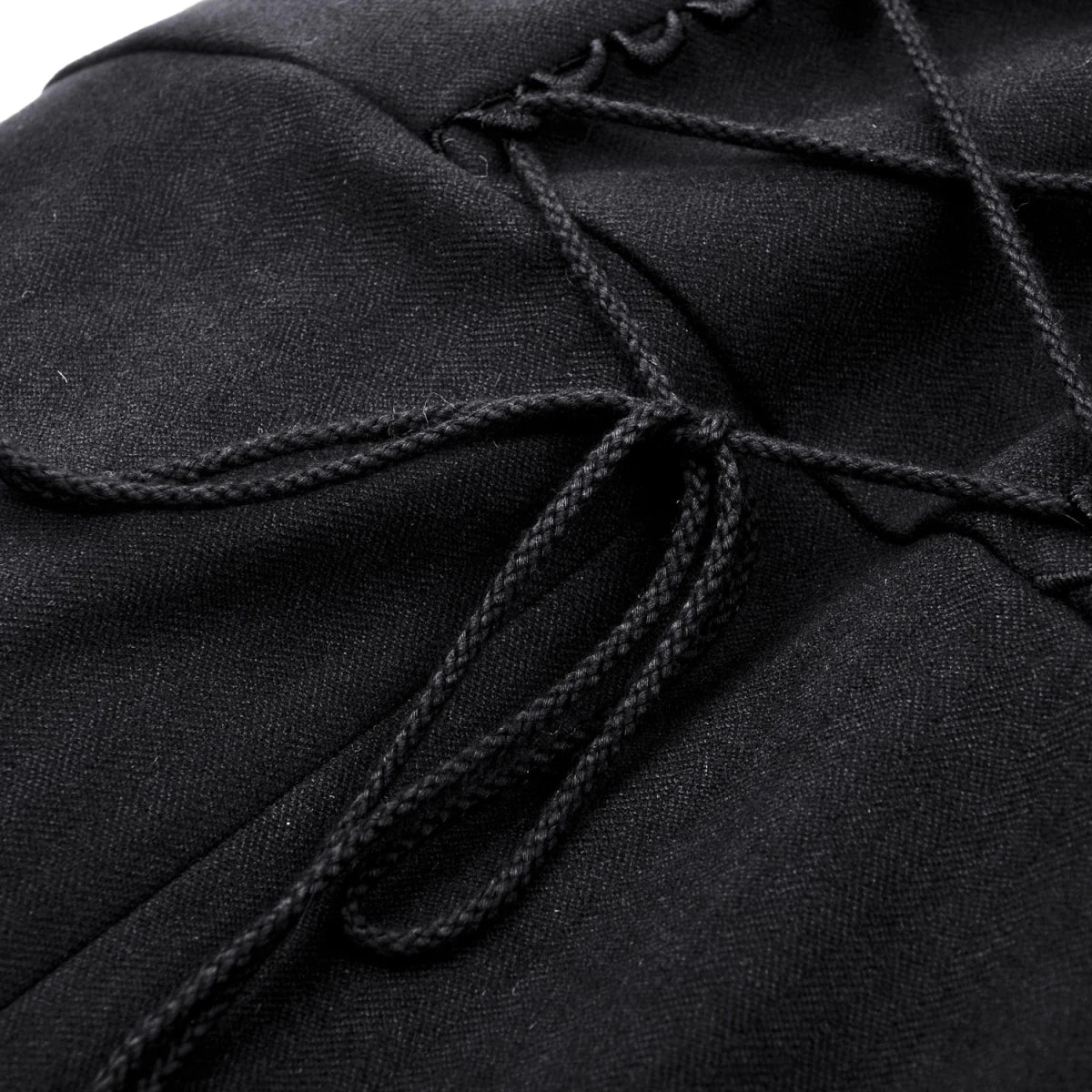 Abrigo Largo con Cuello de Pelo y Lazada Trasera - Crazyinlove