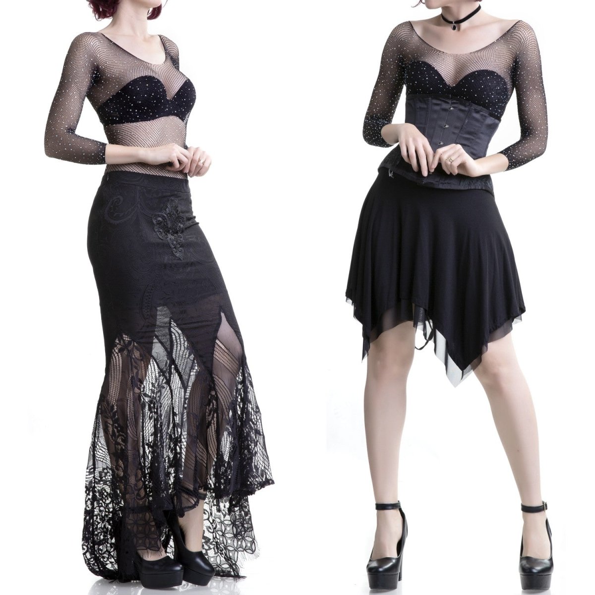 Body de Rejilla con Brillantes - Crazyinlove