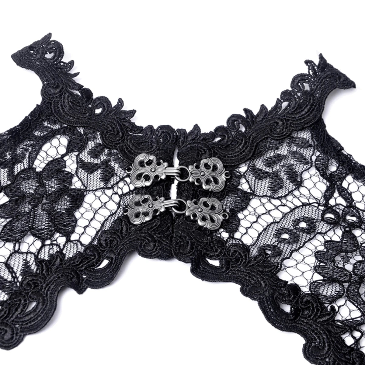 Bolero de Encaje con Mangas Murciélago y Tiras - Crazyinlove