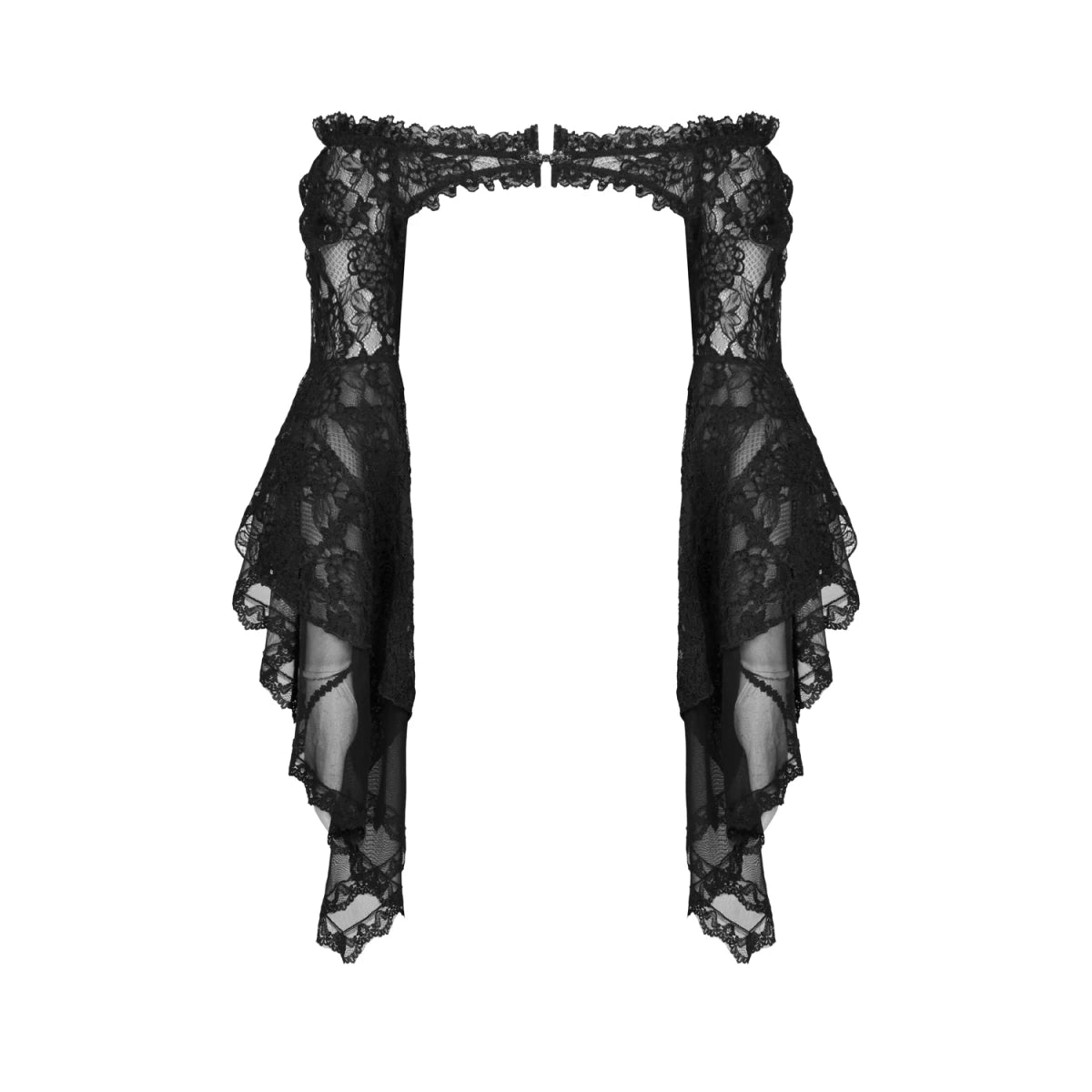 Bolero de Encaje Floral con Mangas Acampanadas - Crazyinlove