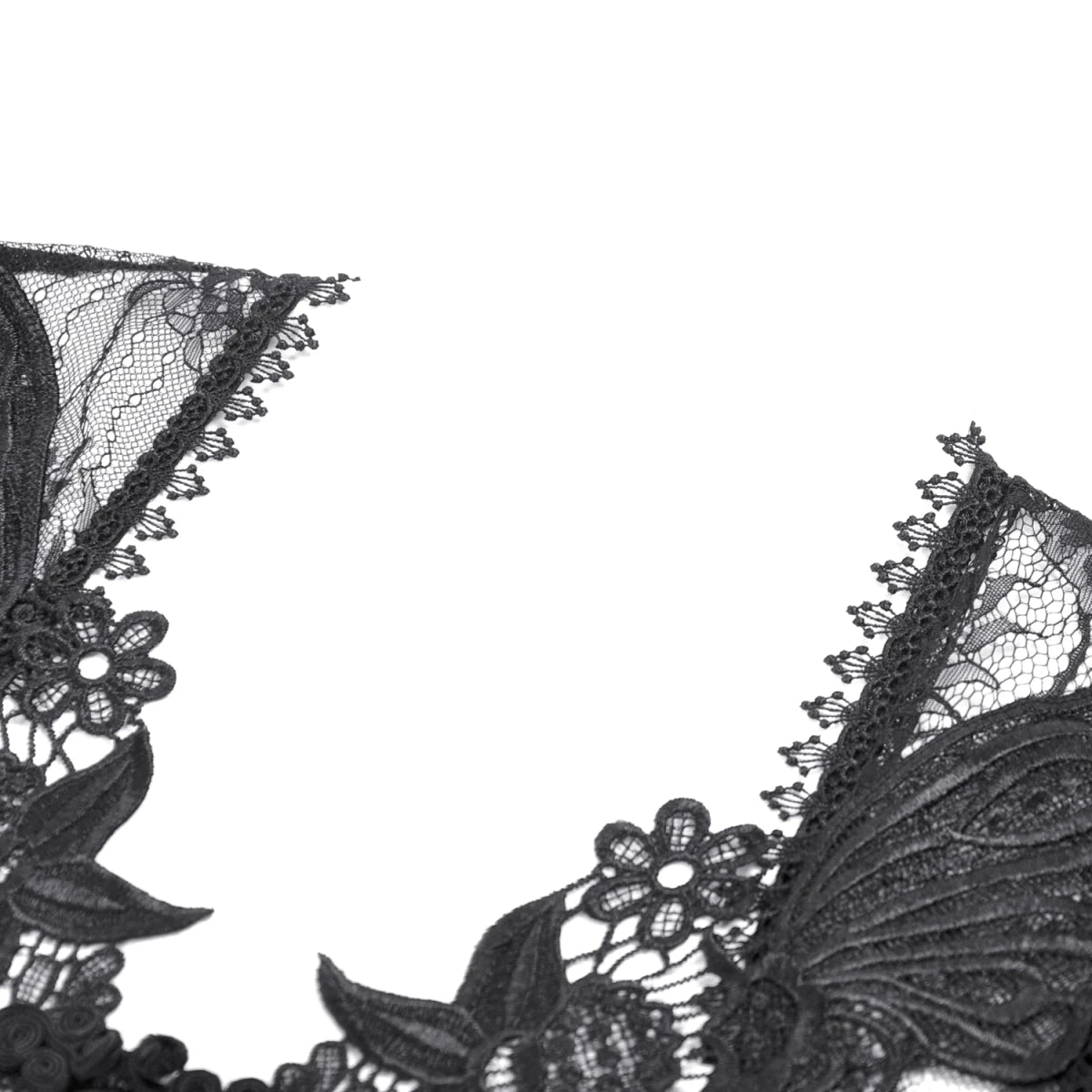 Bolero de Encaje Negro con Mangas Acampanadas - Crazyinlove