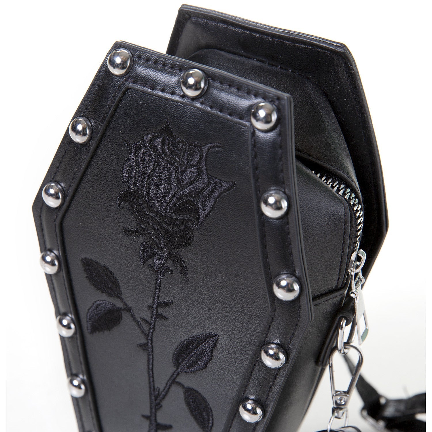 Bolso Ataúd con Rosa - Crazyinlove
