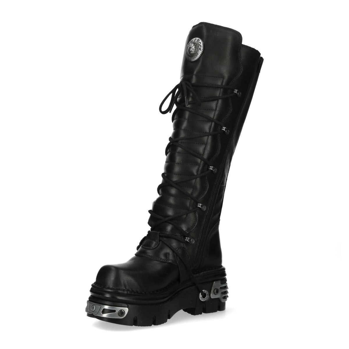 Bota Alta Gótica Hebillas New Rock - Crazyinlove