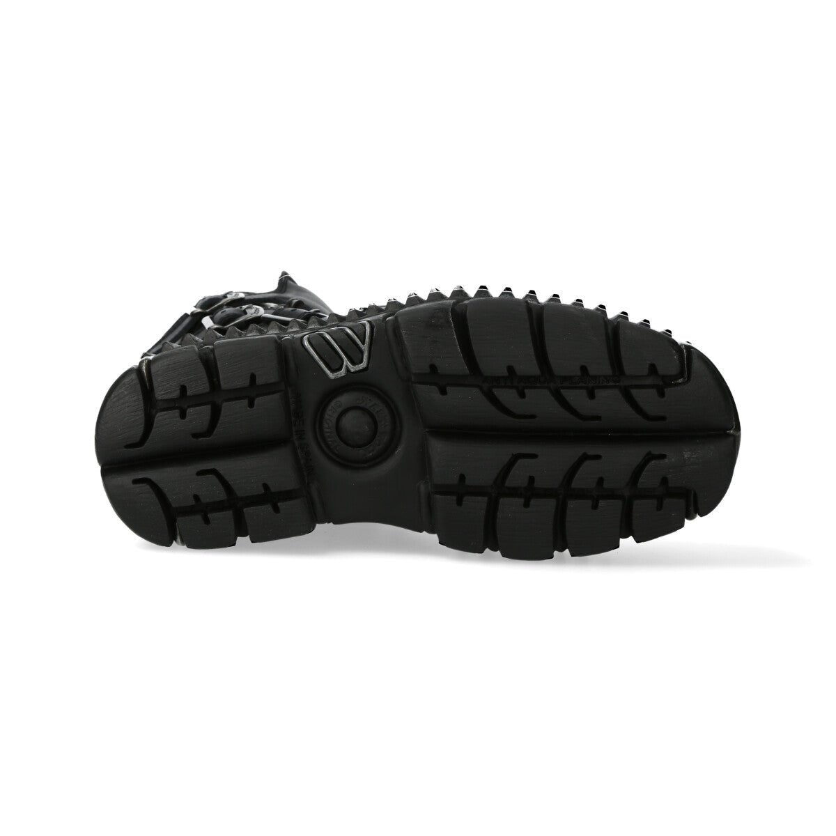 Bota Militar New Rock Hebillas Pinchos - Crazyinlove