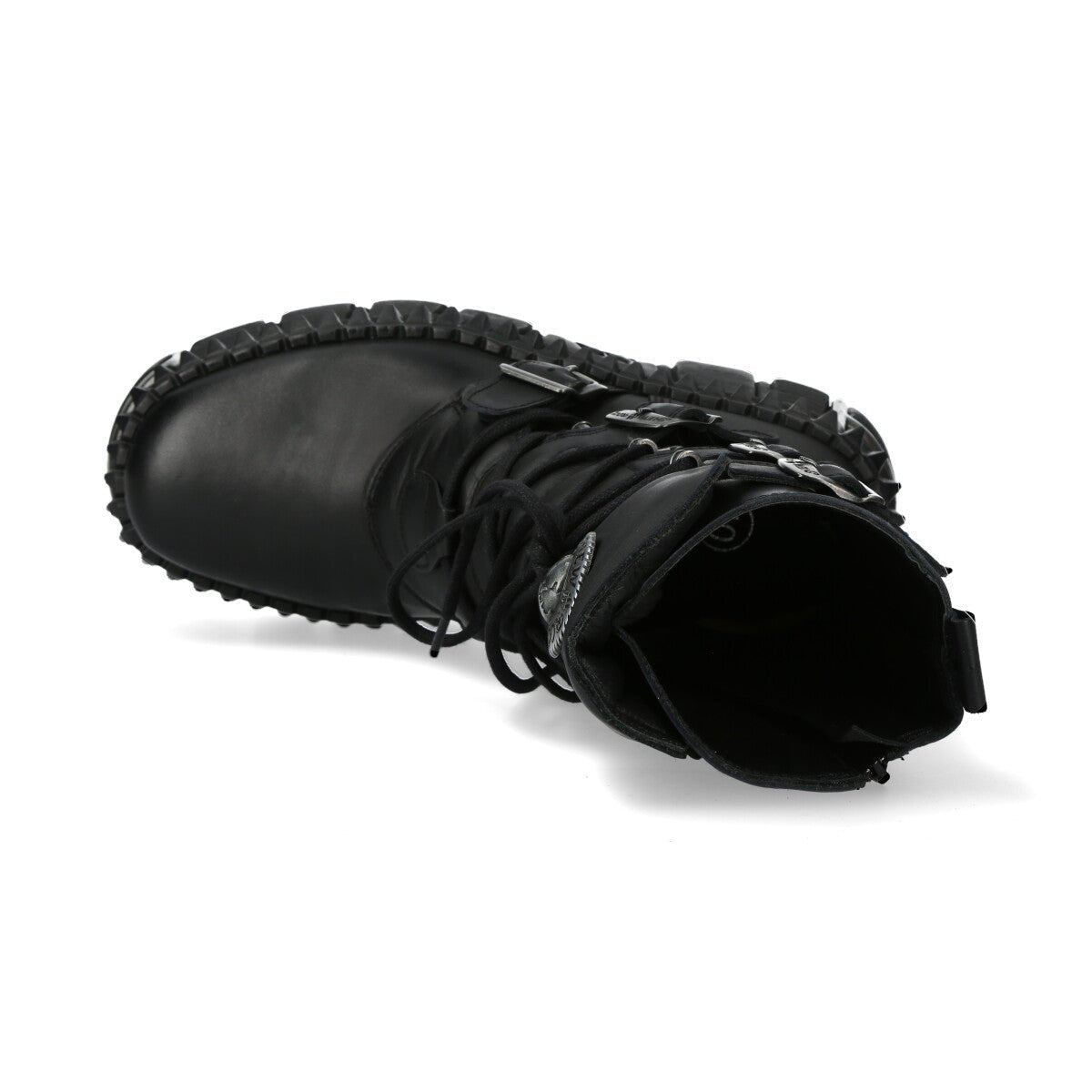 Bota Militar New Rock Hebillas Pinchos - Crazyinlove