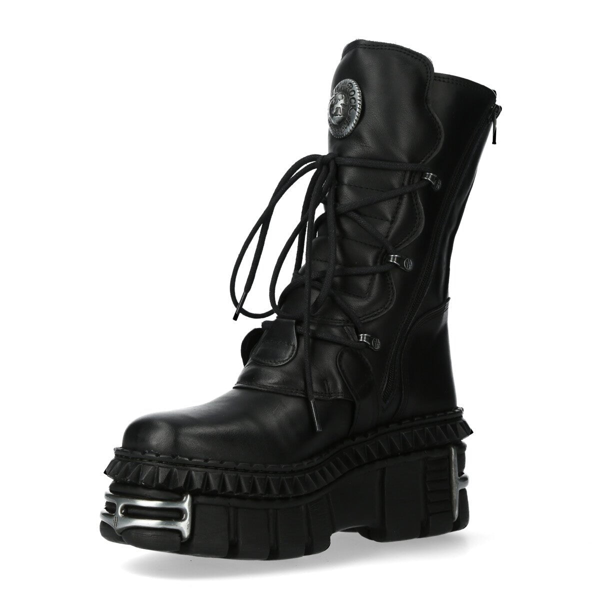 Bota Militar New Rock Hebillas Pinchos - Crazyinlove