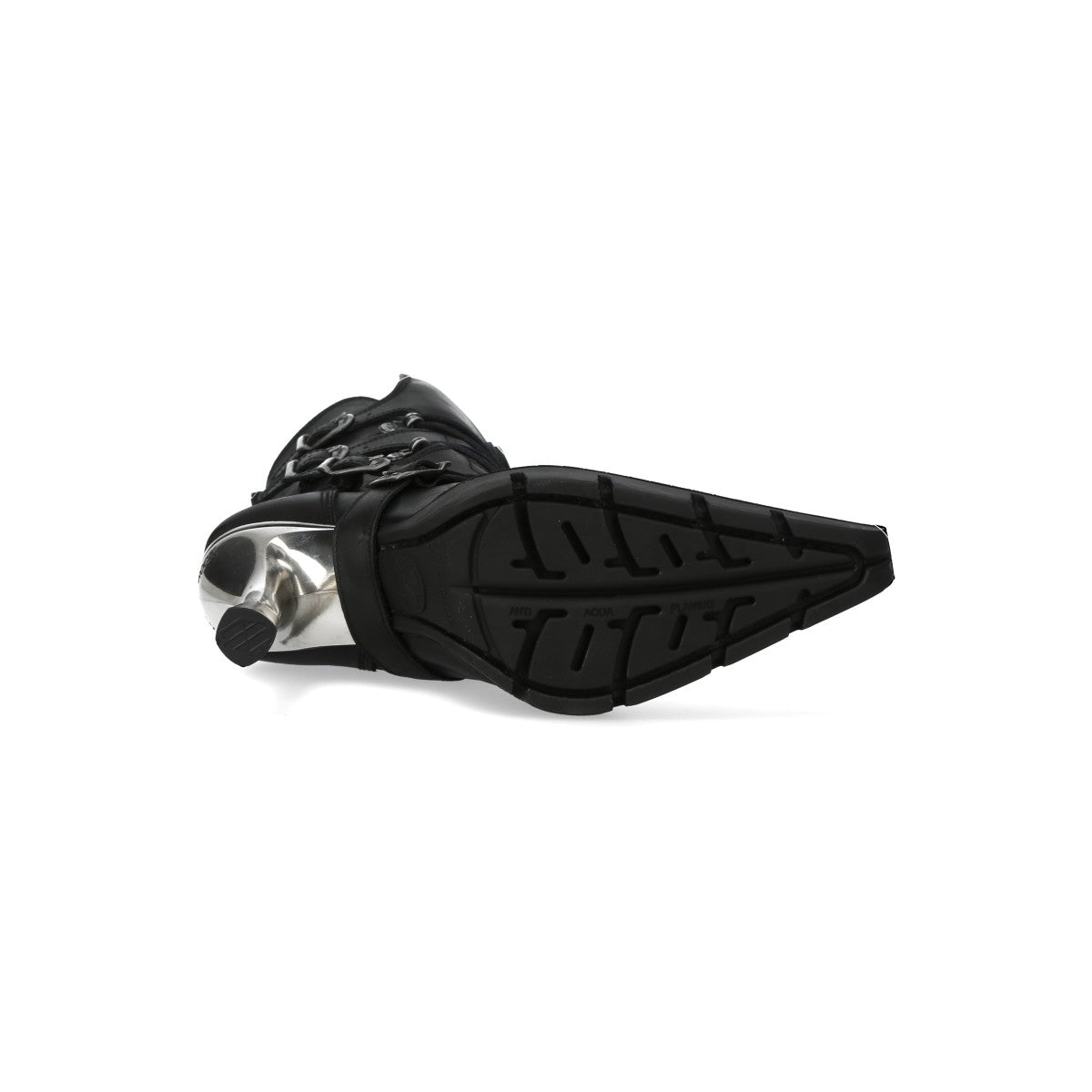 Bota Tacón Plataforma Punk Hebillas - Crazyinlove