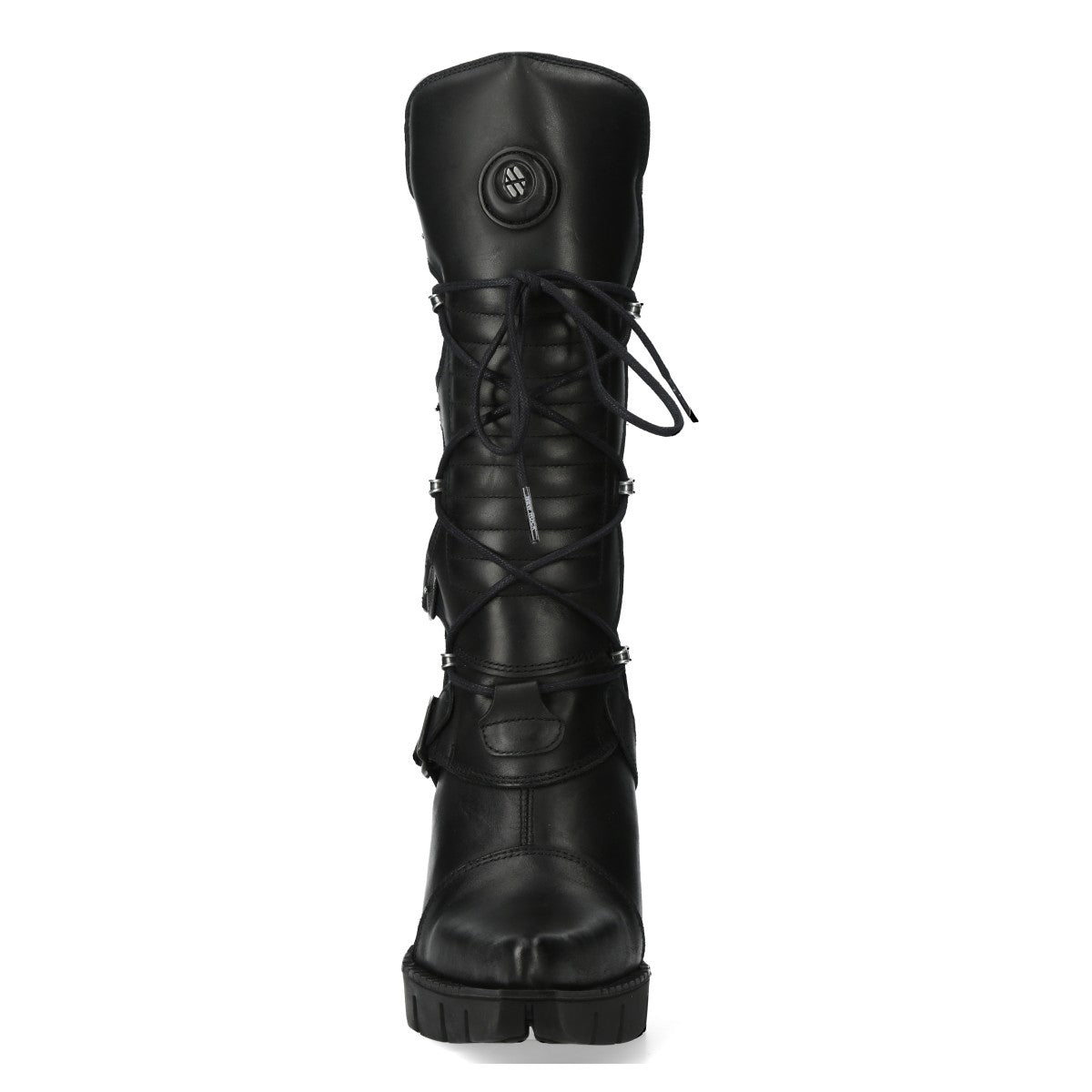 Bota Tacón Plataforma Punk Hebillas - Crazyinlove