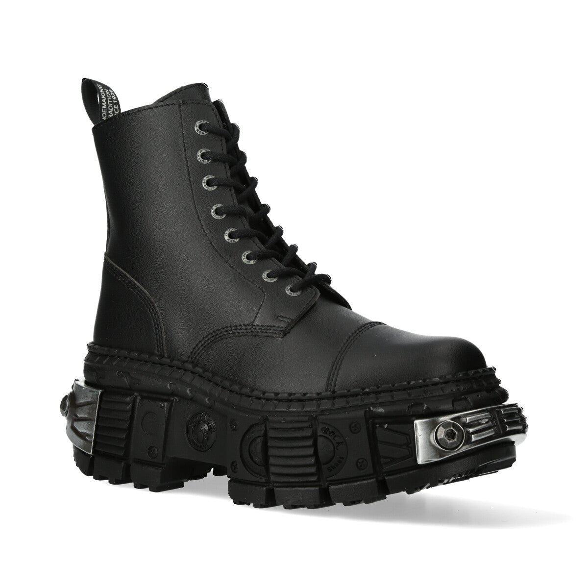 Botines New Rock Unisex de Cuero Sintético - Crazyinlove