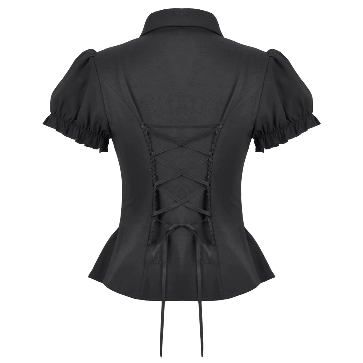 Camisa de Manga Corta con Chorreras - Crazyinlove
