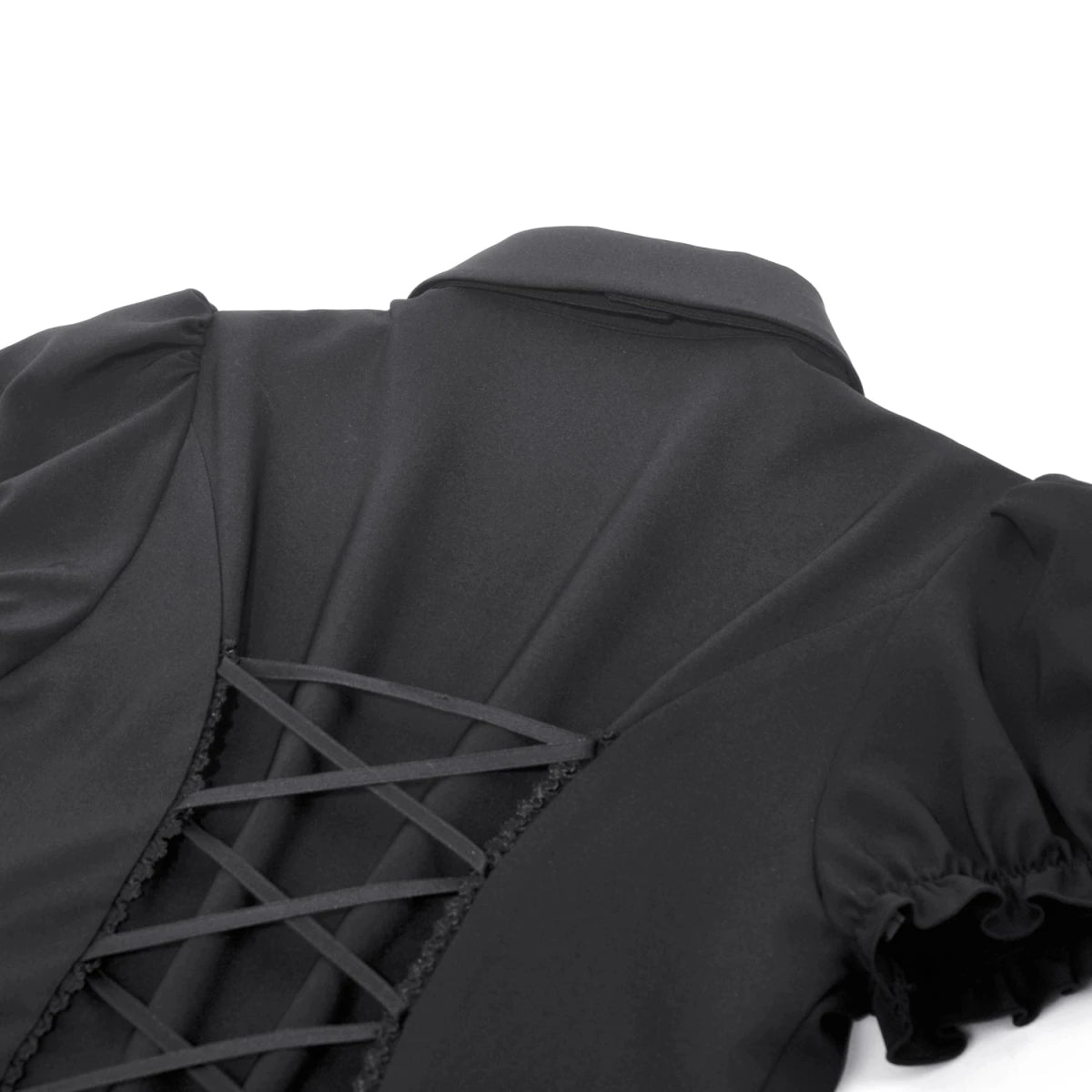 Camisa de Manga Corta con Chorreras - Crazyinlove