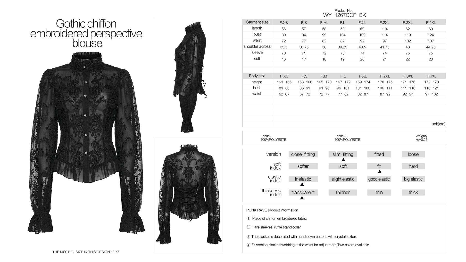Camisa Transparente - Crazyinlove